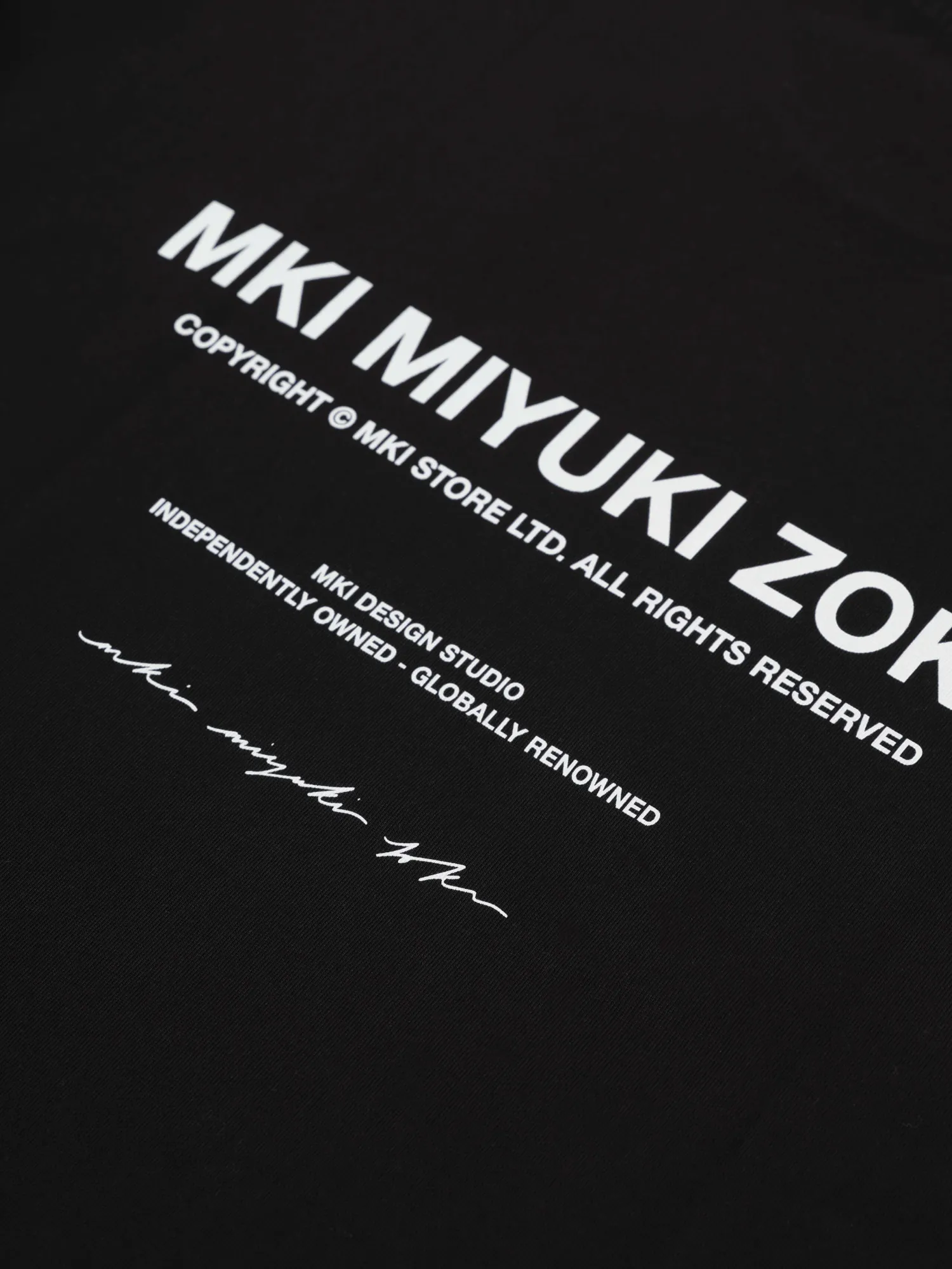 Футболка MKI MIYUKI ZOKU Design Studio Black