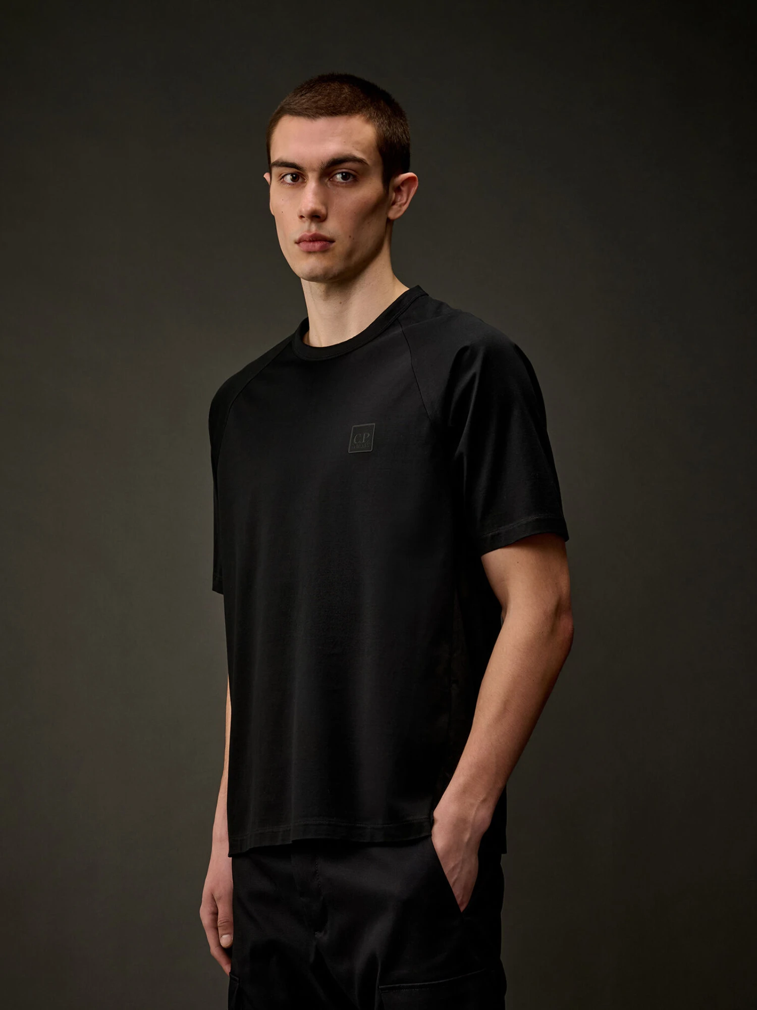 Футболка C.P. Company The Metropolis Series Mercerized Black