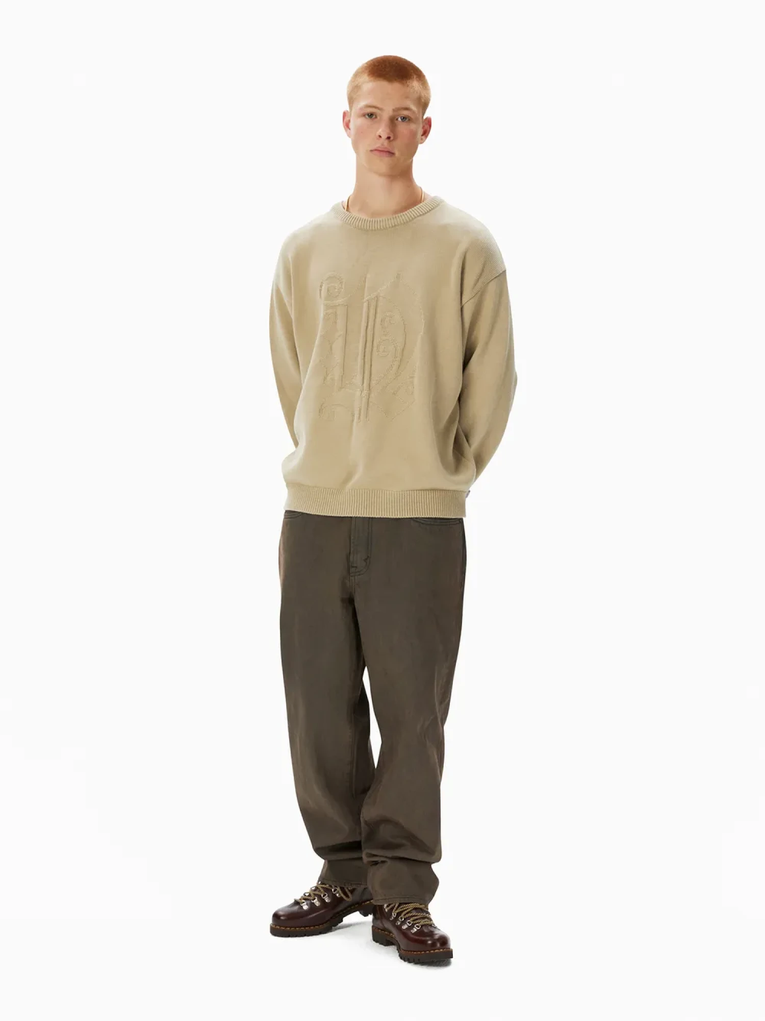 Джинсы thisisneverthat Regular Jeans Brown