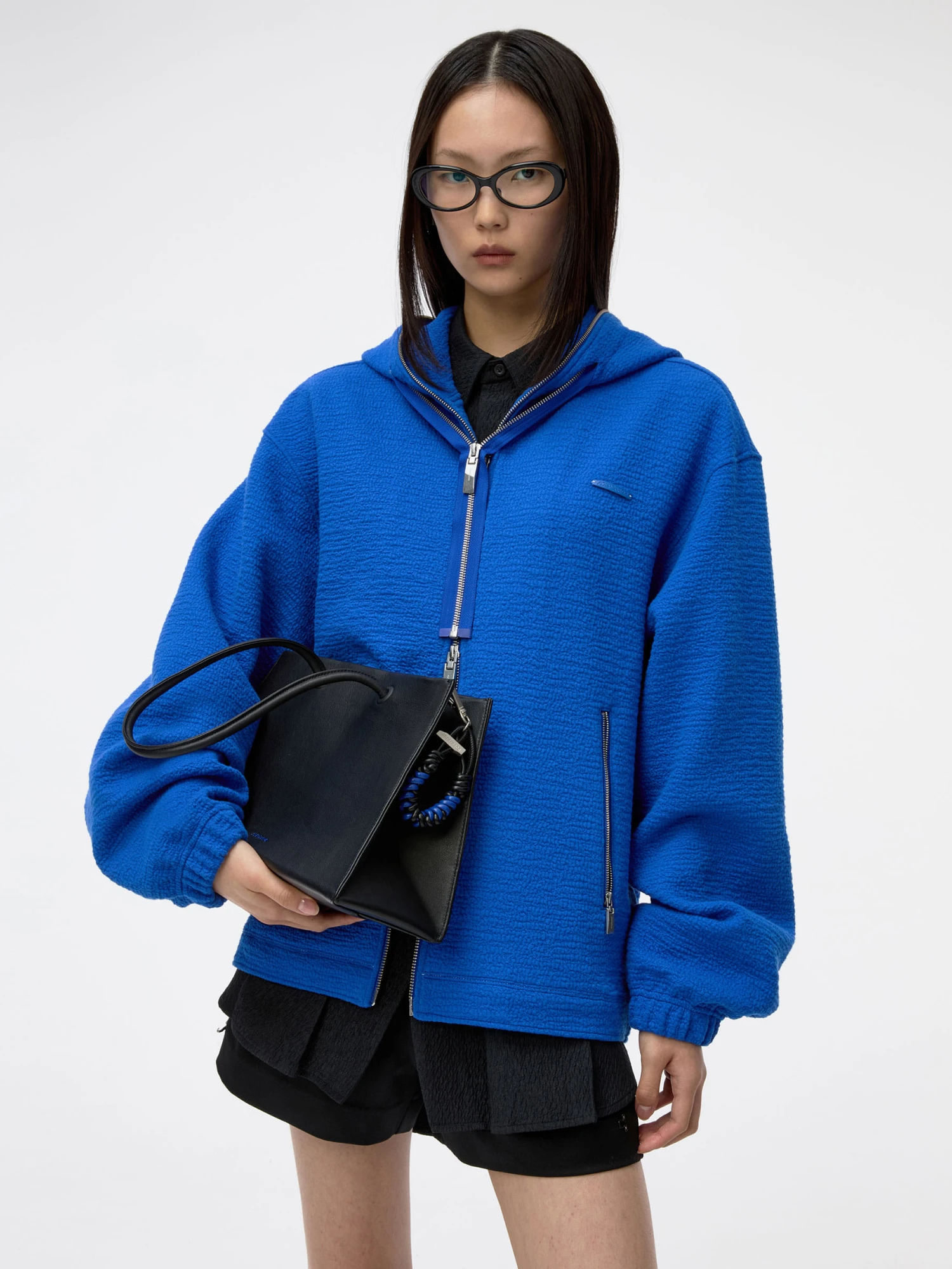 Зип-худи ADERERROR Realce Product. 31 Blue