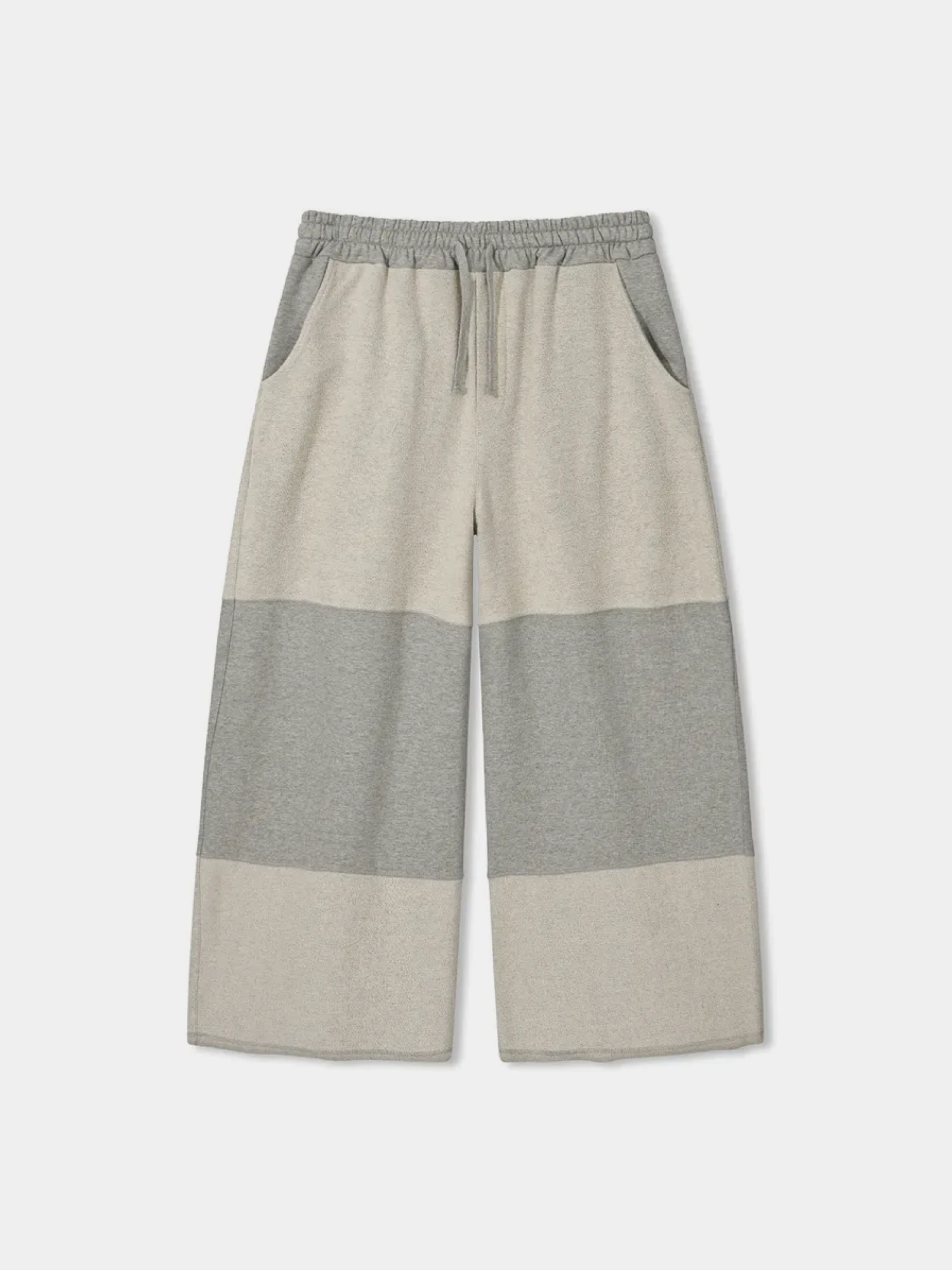 Брюки ANGLAN Reverse Panel Wide Sweat Grey
