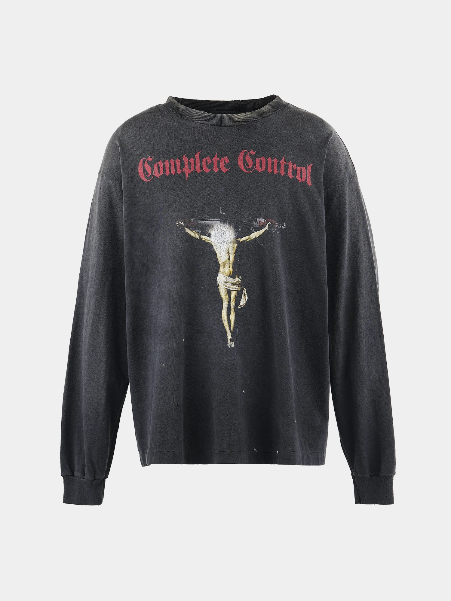 Лонгслив SAINT MXXXXXX Kosuke Kawamura Complete Control Black