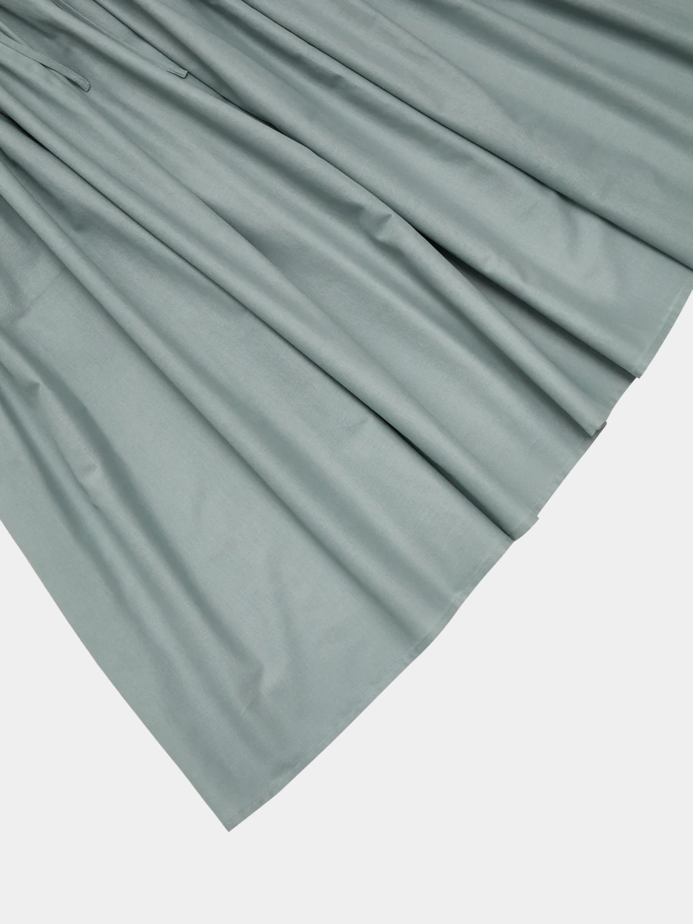 Женское платье AMOMENTO Sheer Shirring Long Dress Mint