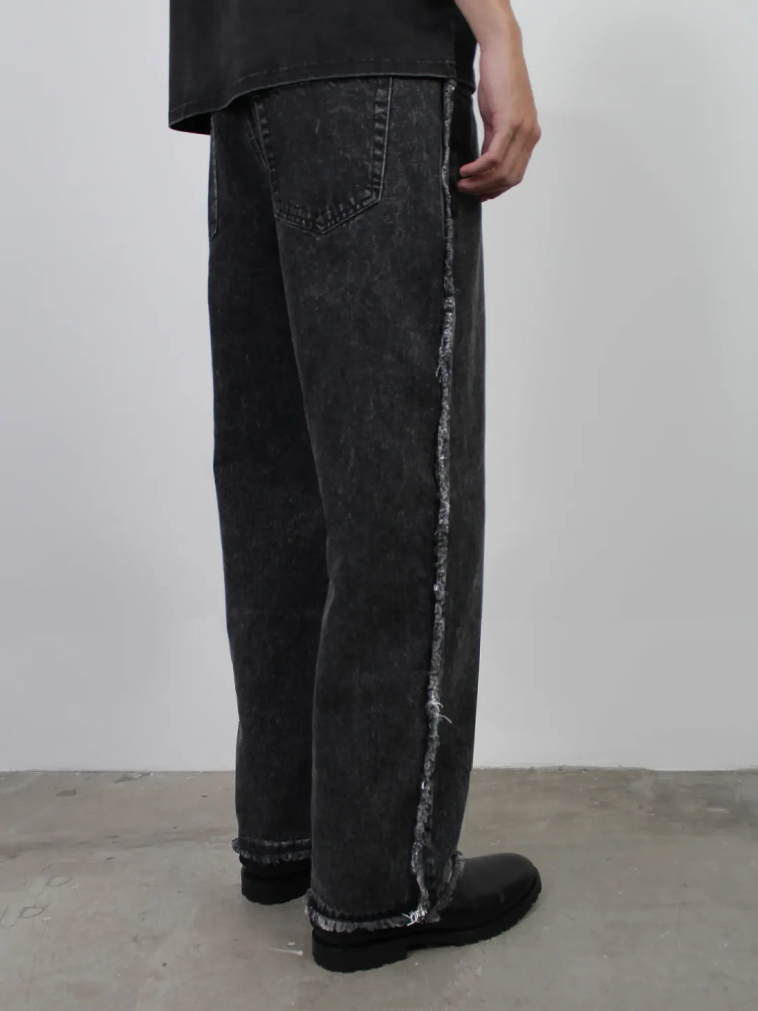 Джинсы lorenz Rico Fringe Denim Pant Black