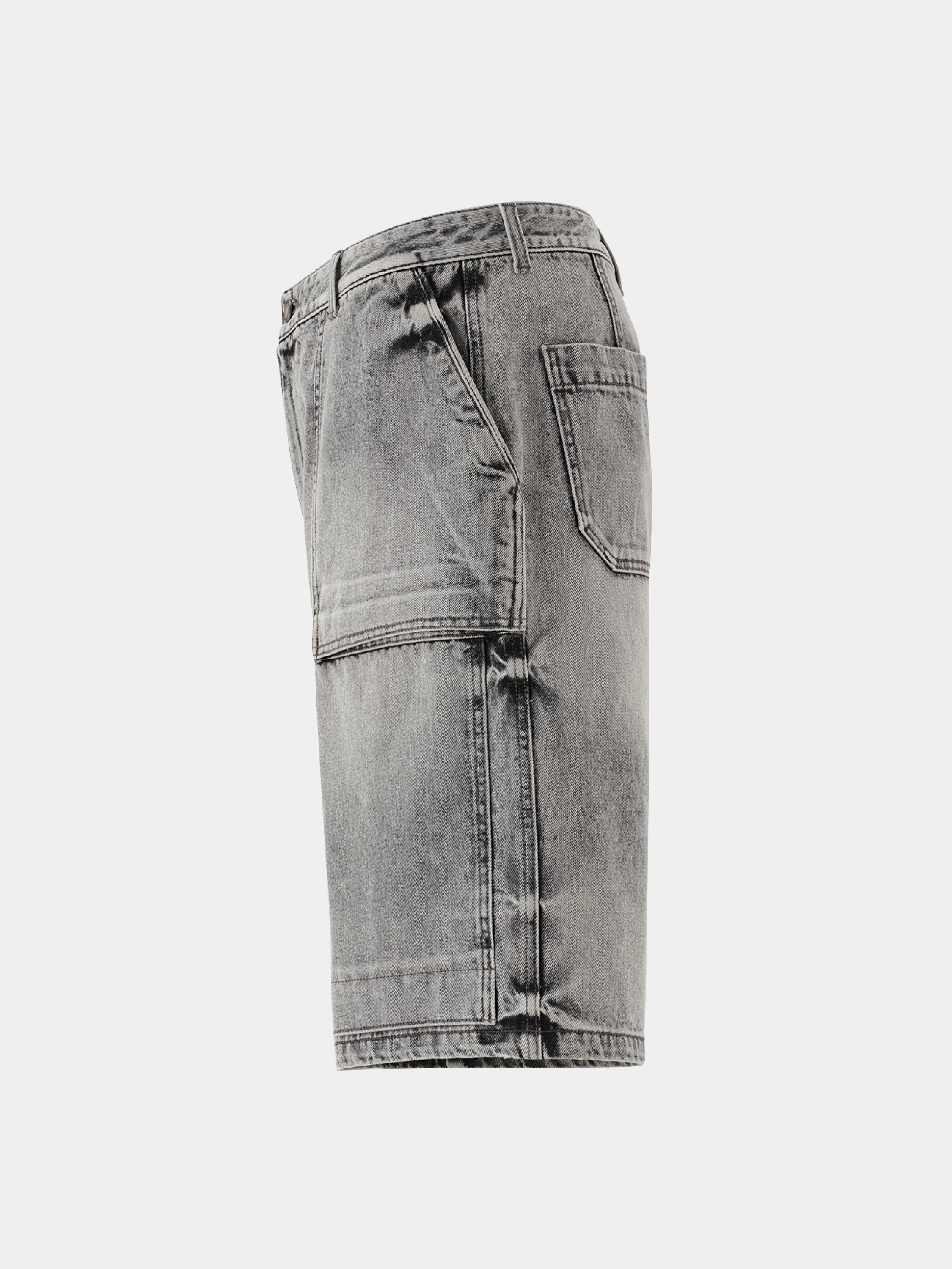 Шорты JUUN.J Denim Washed Shorts Grey