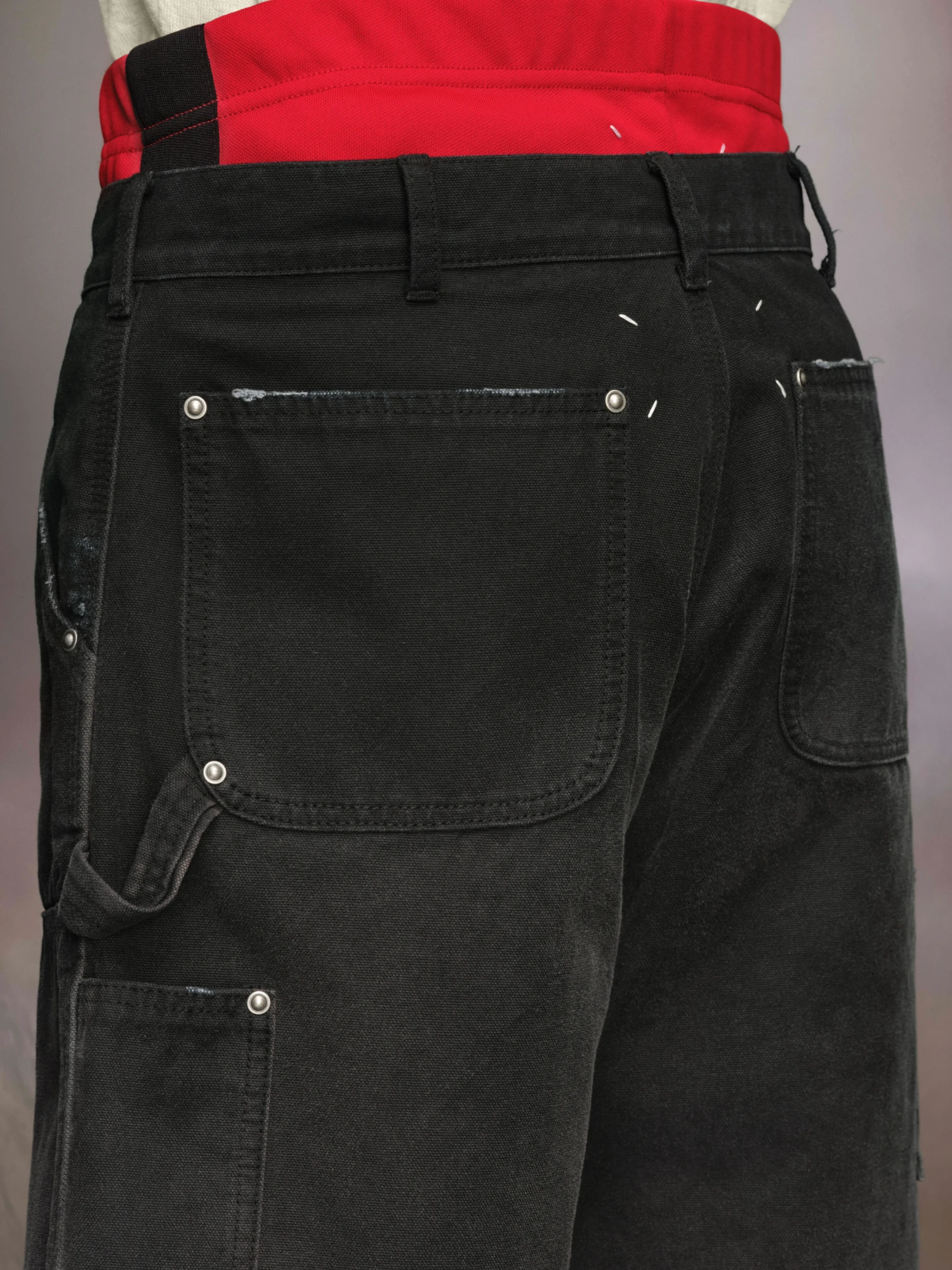 Шорты Maison Margiela Stud Denim Black