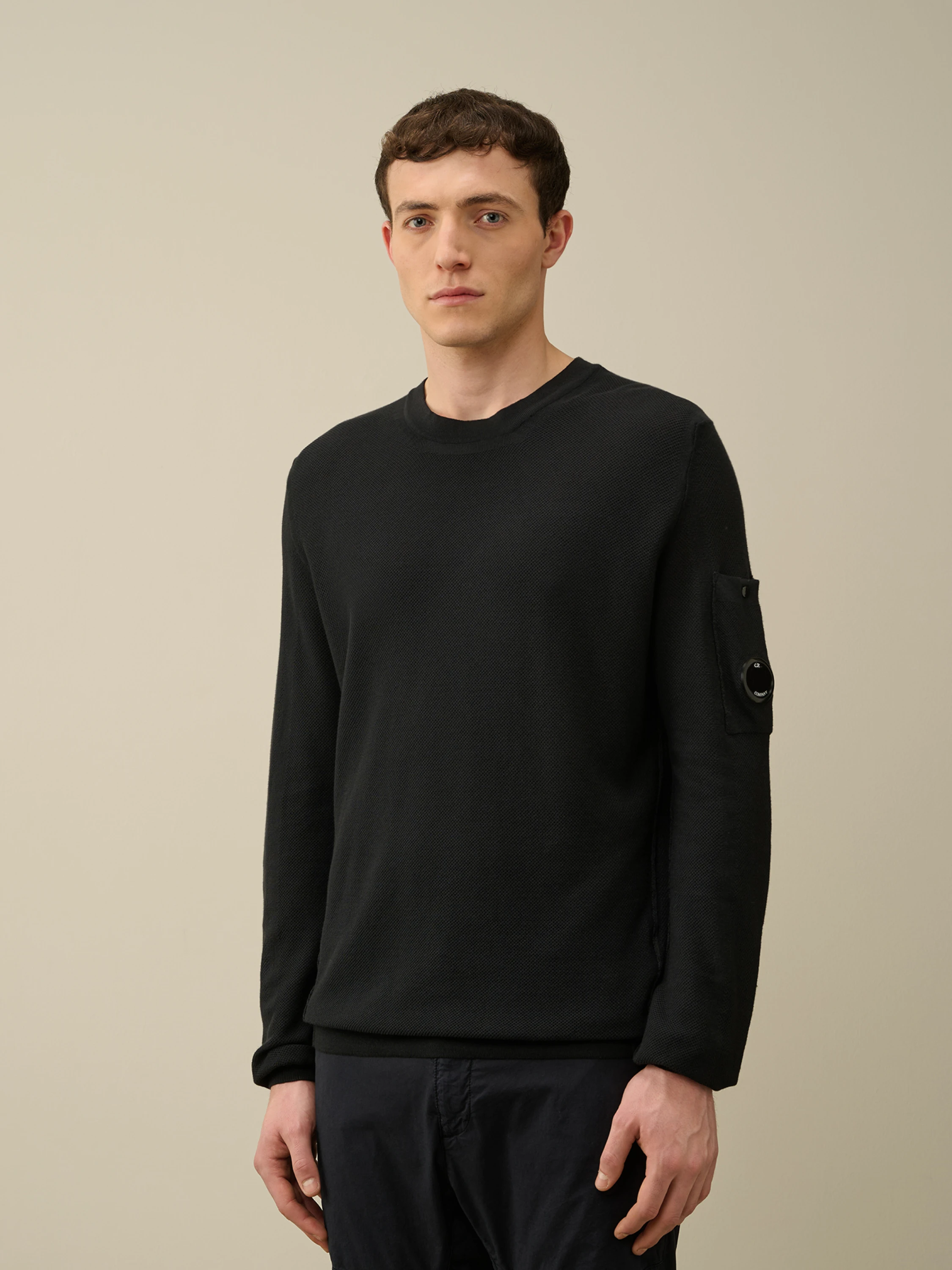 Свитшот C.P. Company Cotton Crepe Knit Black