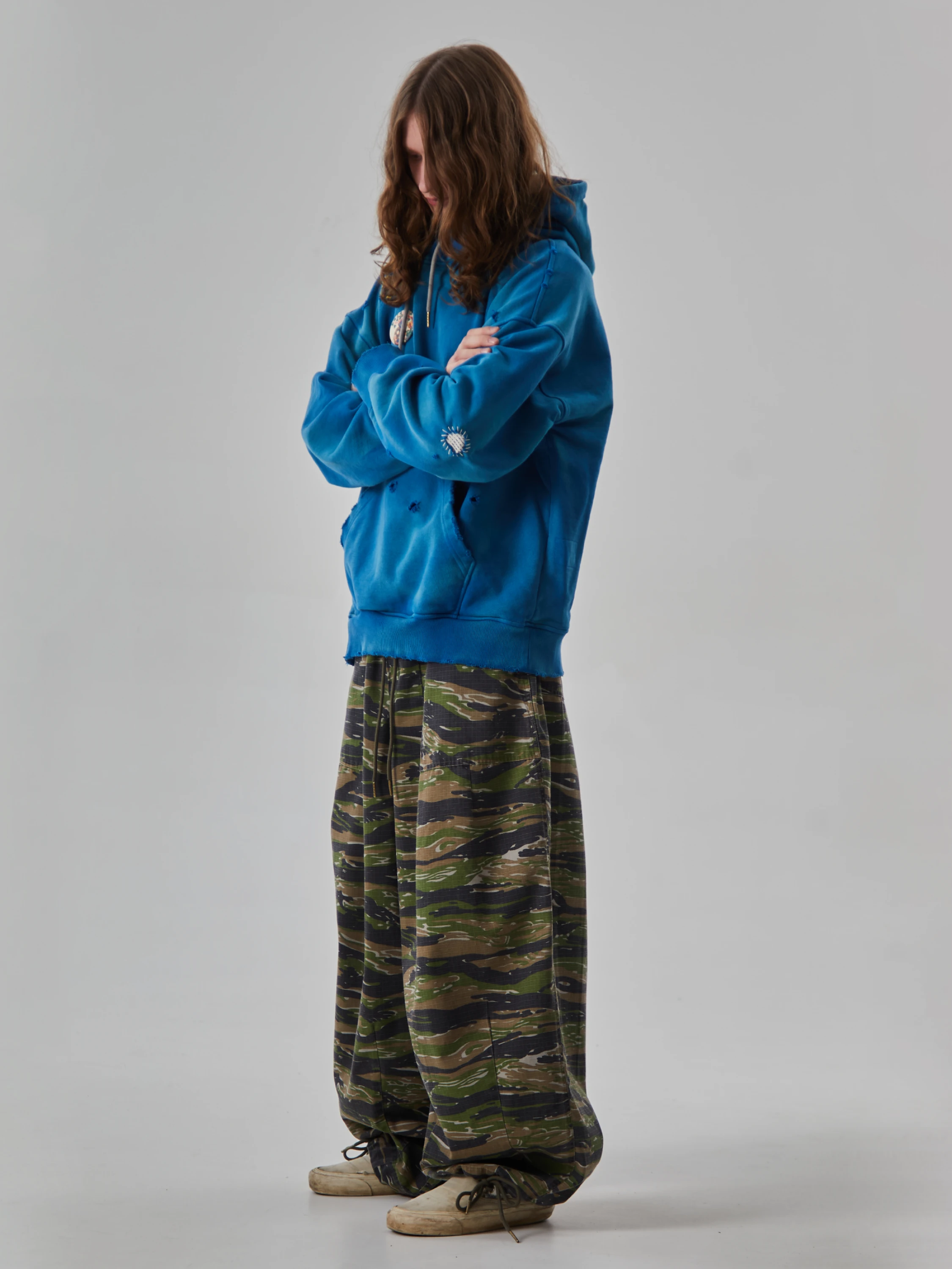 Худи Siniy Vsadnik Patched Sapphire Hoodie Royal Navy