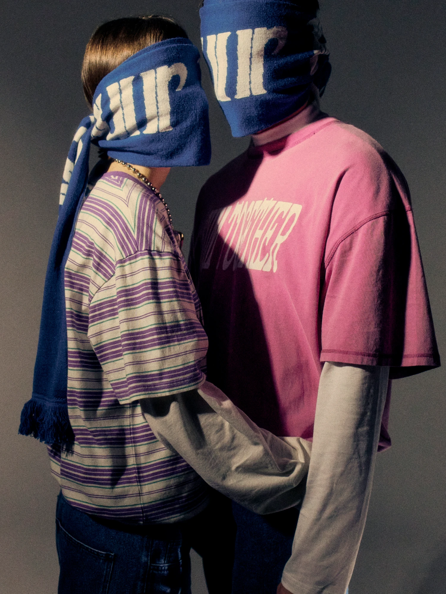 Шарф Carne Bollente Amour Toujours Blue
