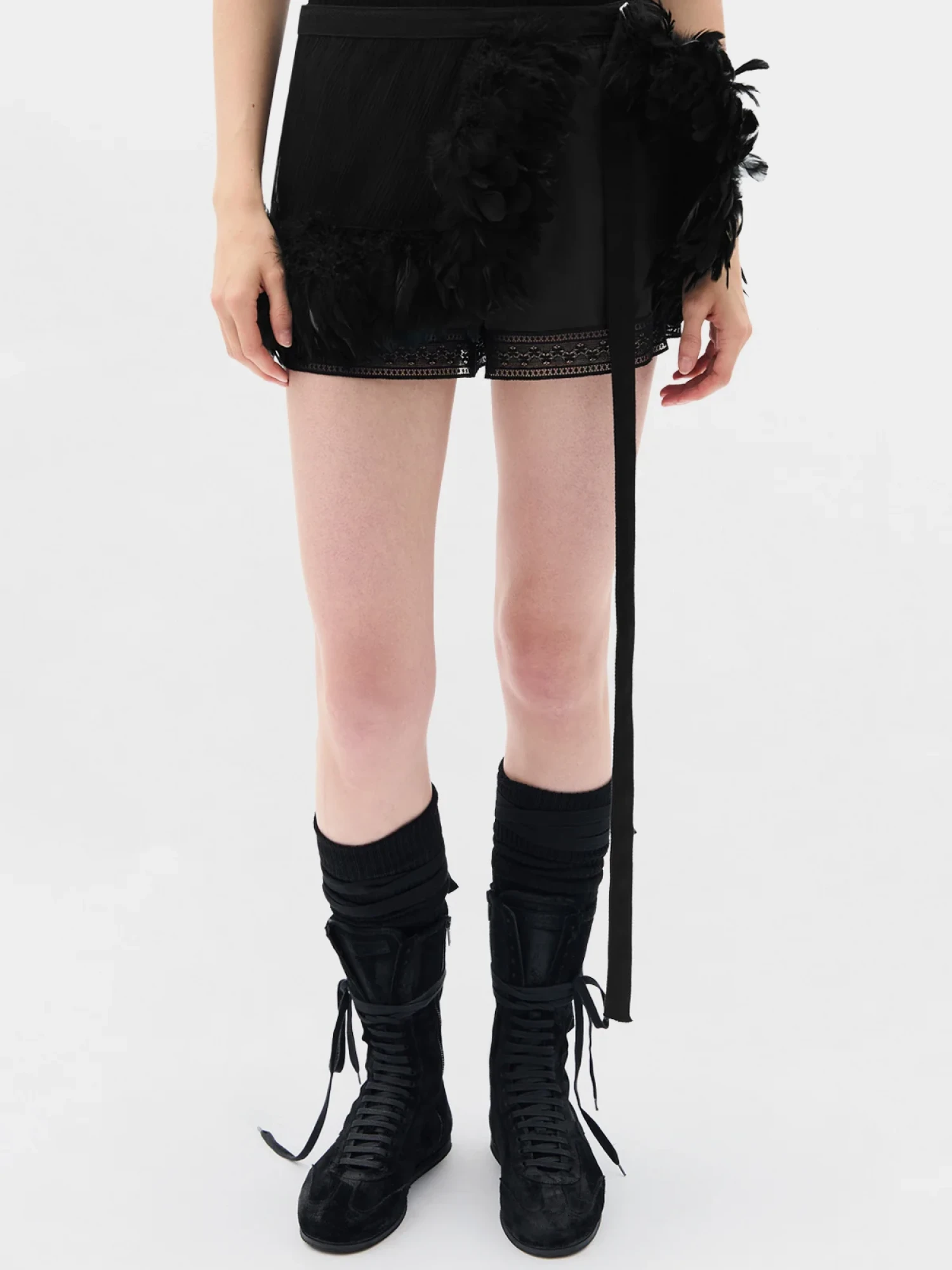 Женские гольфы Ann Demeulemeester Jost Knee-High Black
