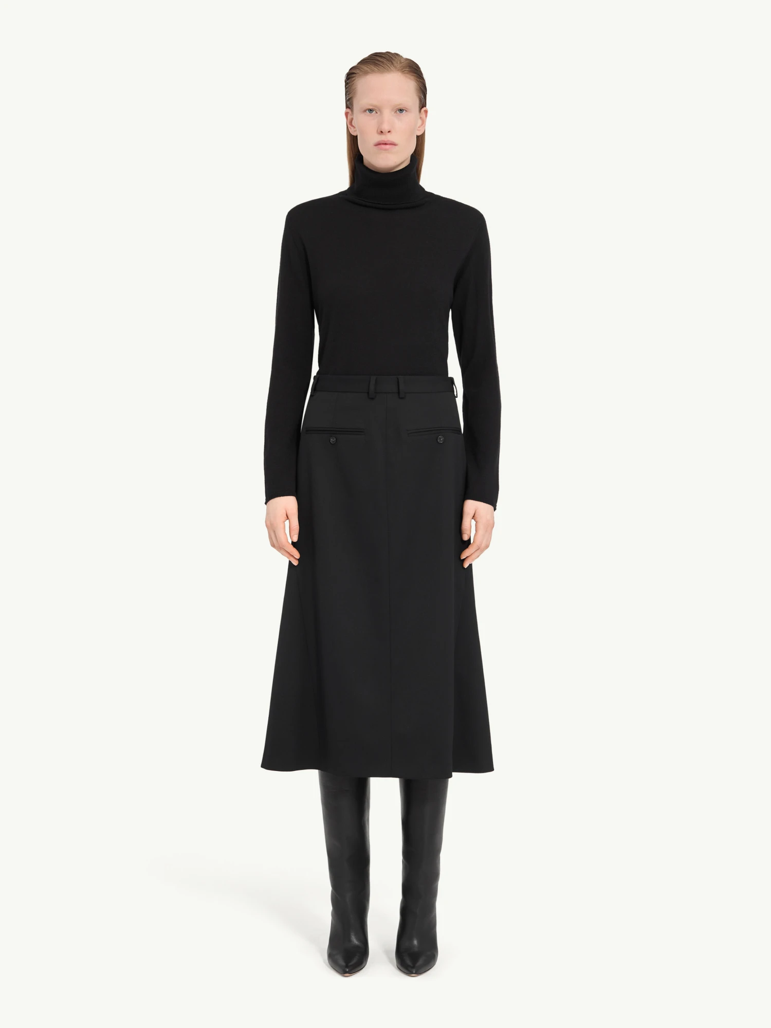 Женская юбка MM6 Maison Margiela Tailored Midi Black