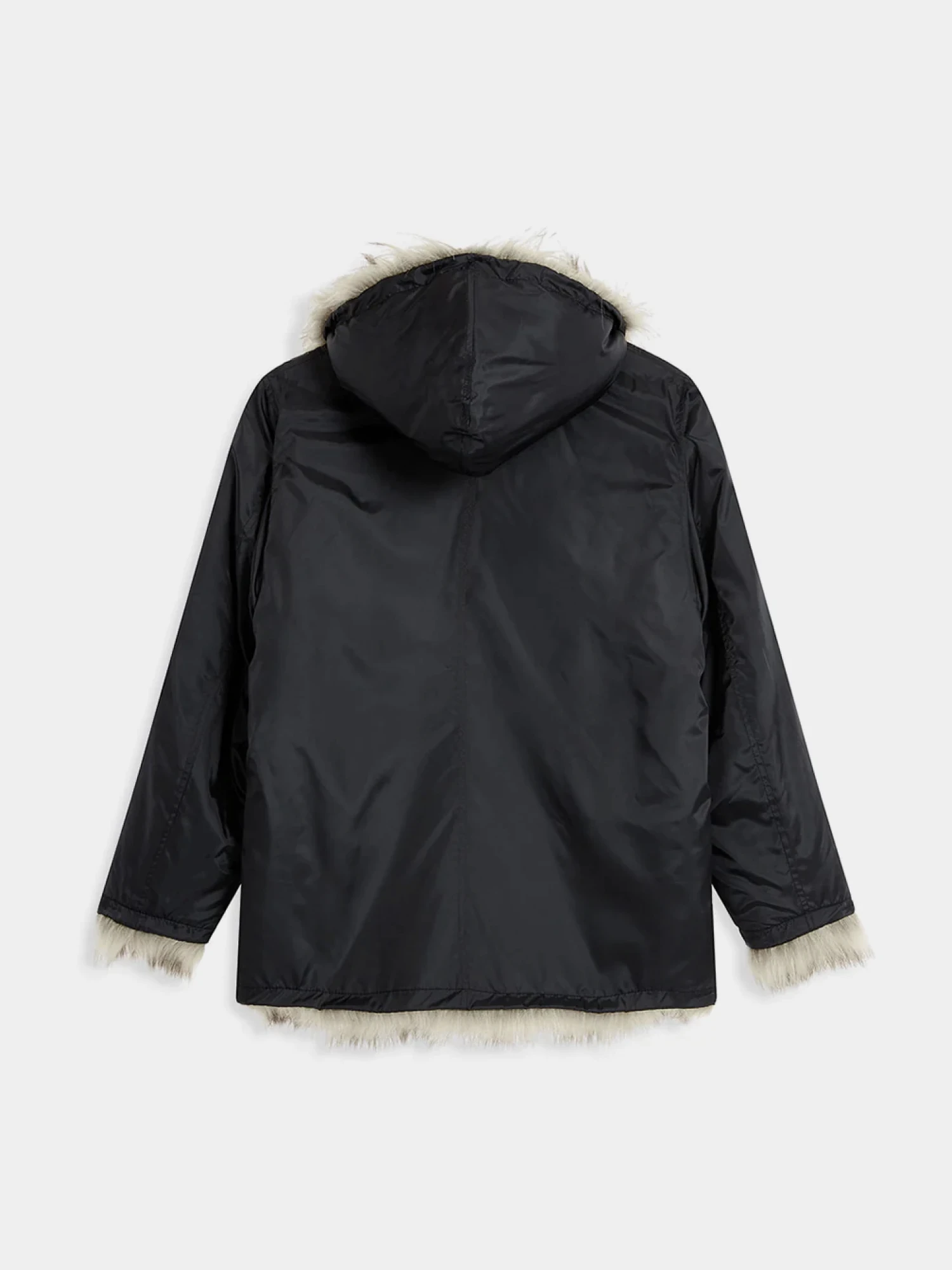 Женская шуба OPEN YY Reversible Faux Fur Beige