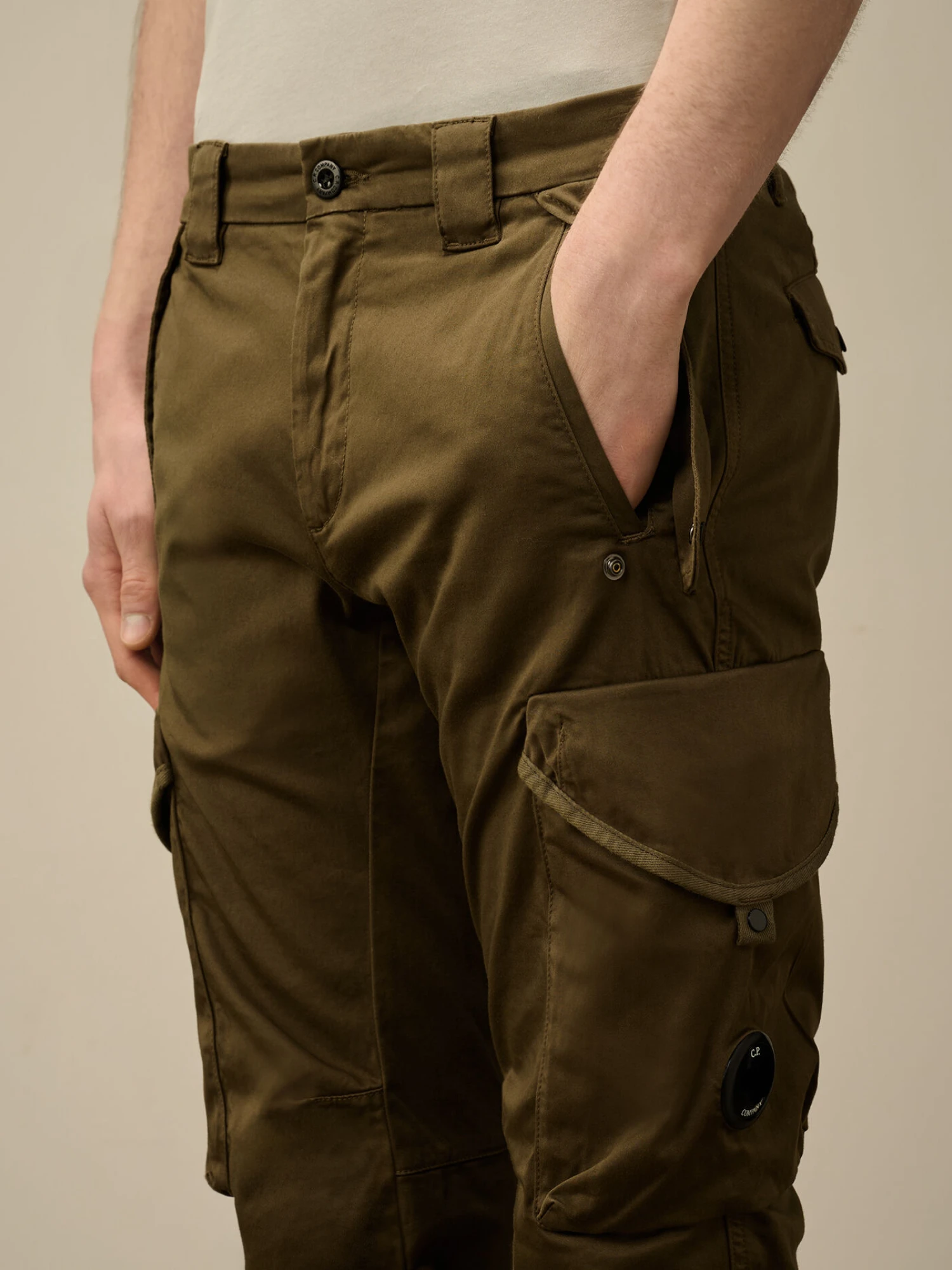 Брюки C.P. Company Stretch Sateen Utility Ivy Green