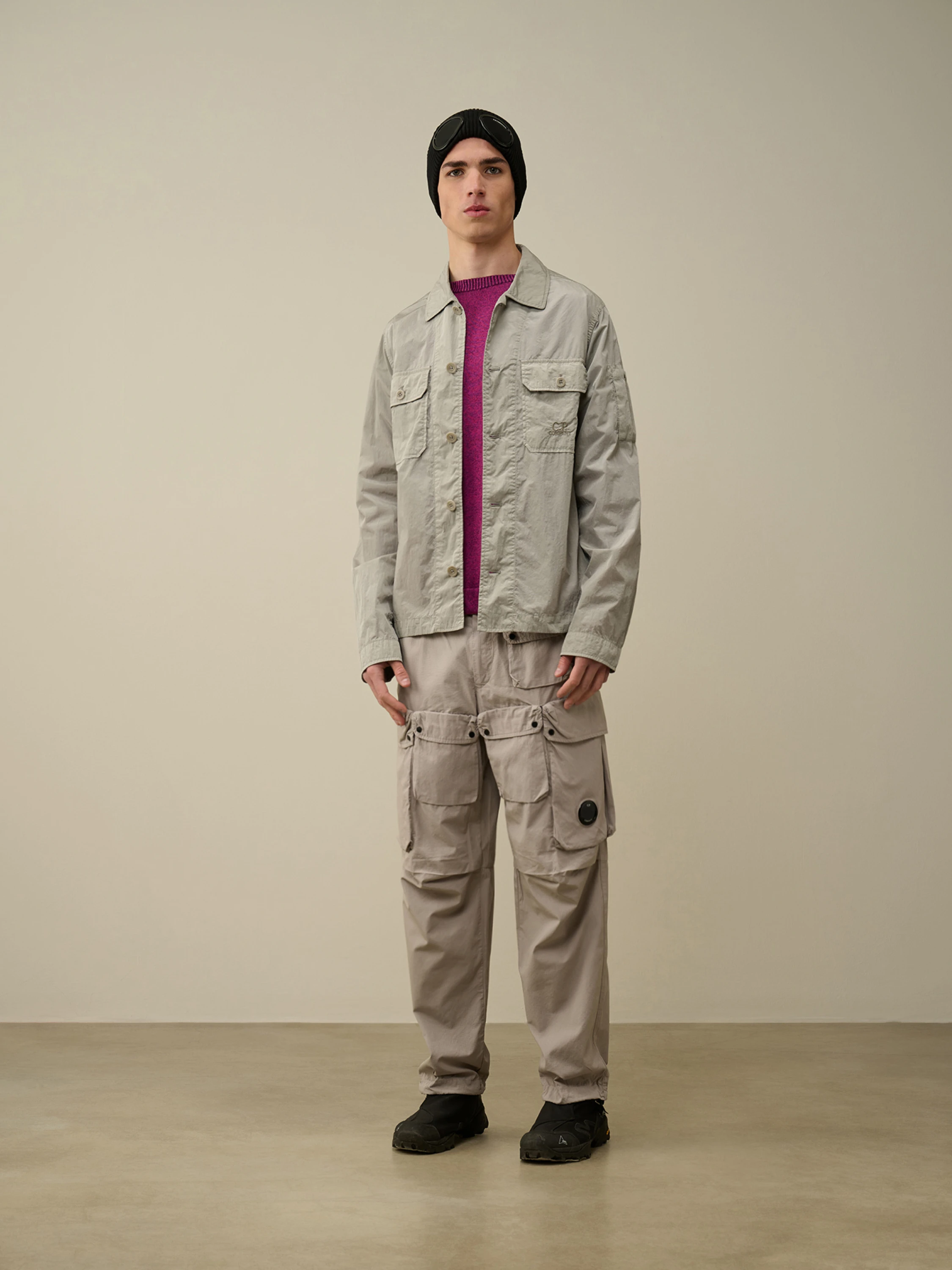 Овершот C.P. Company Chrome-R Pocket Overshirt Drizzle Grey