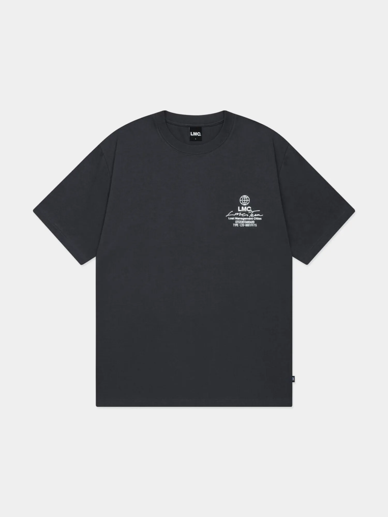 Футболка LMC Signature Globe Tee Charcoal
