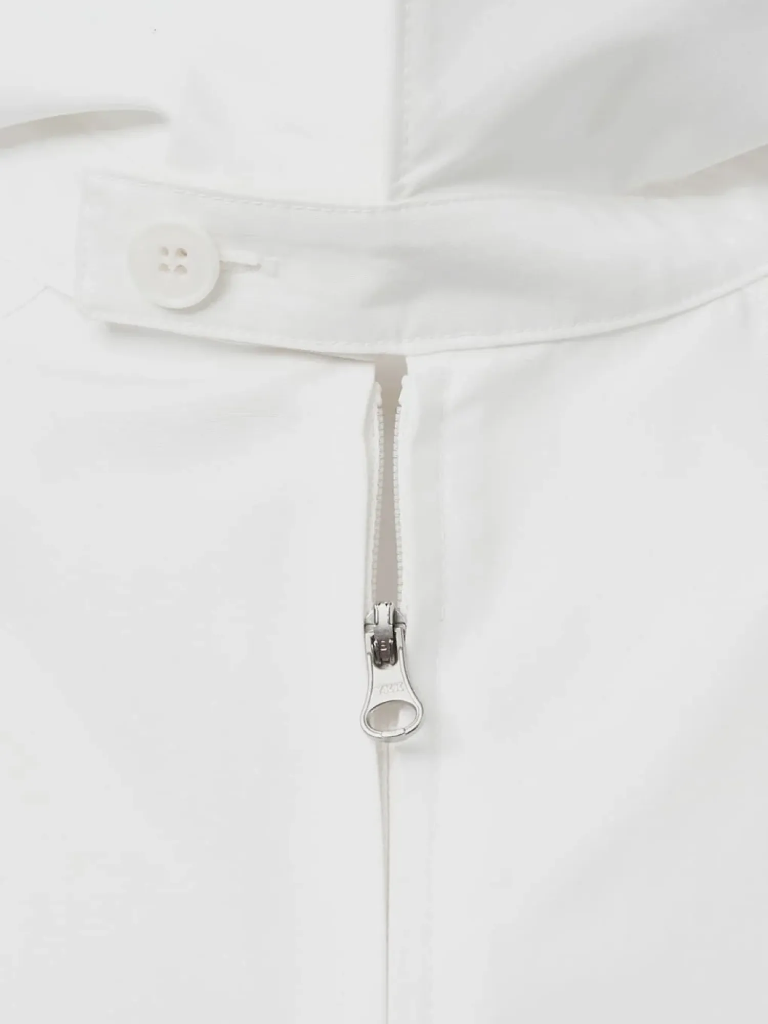 Овершот AMOMENTO Raglan Oversized Zip-Up White