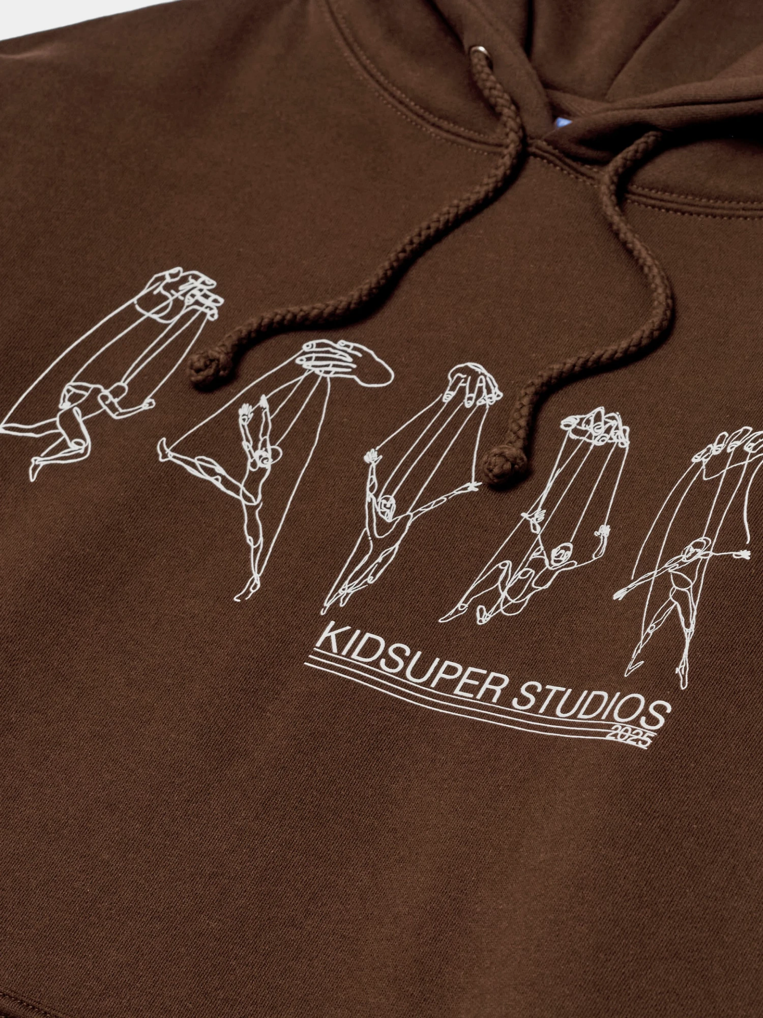 Худи KidSuper String Puppet Hoodie Brown