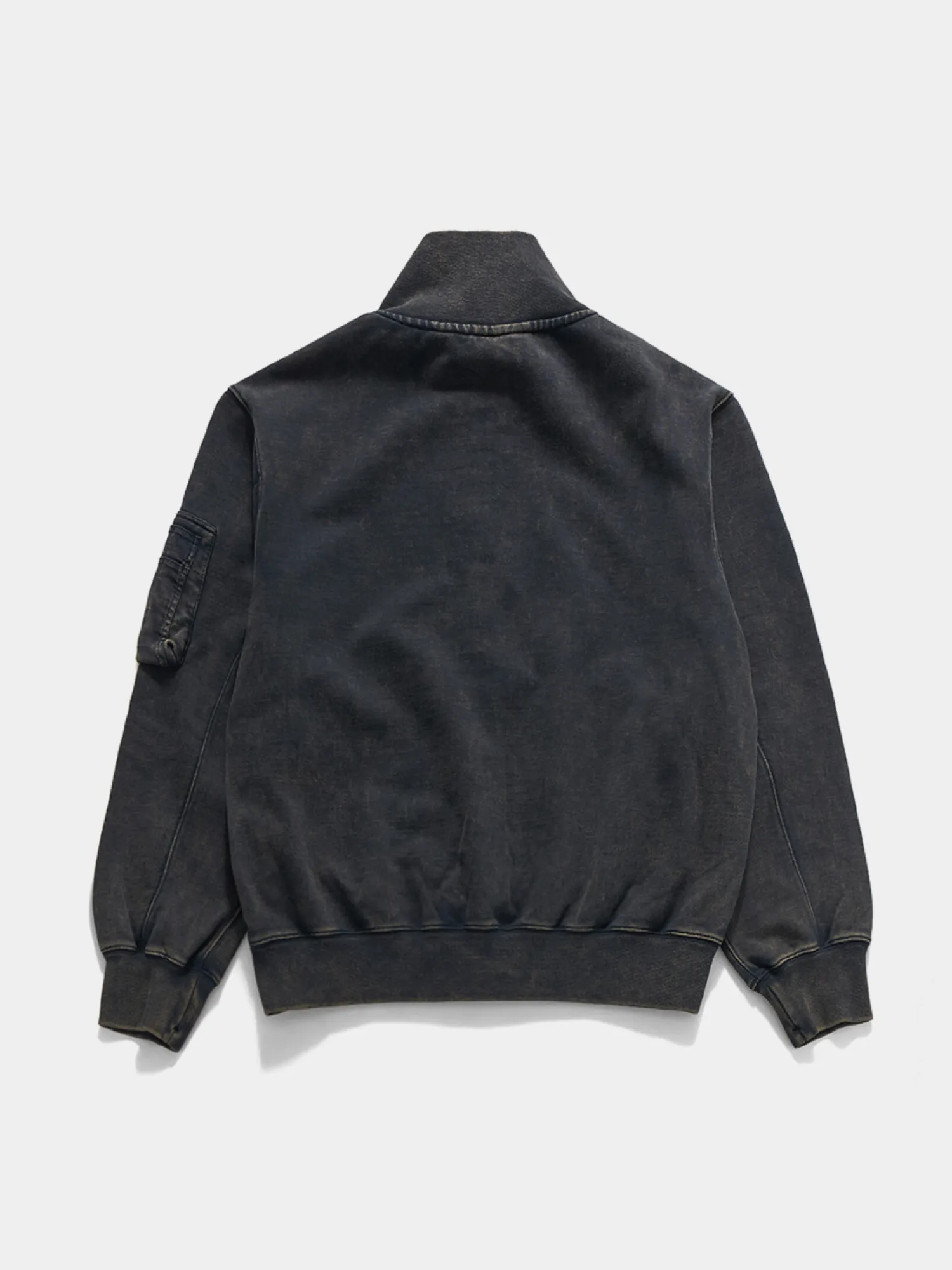 Толстовка на молнии EASTLOGUE Flight Zip Up Vintage Charcoal