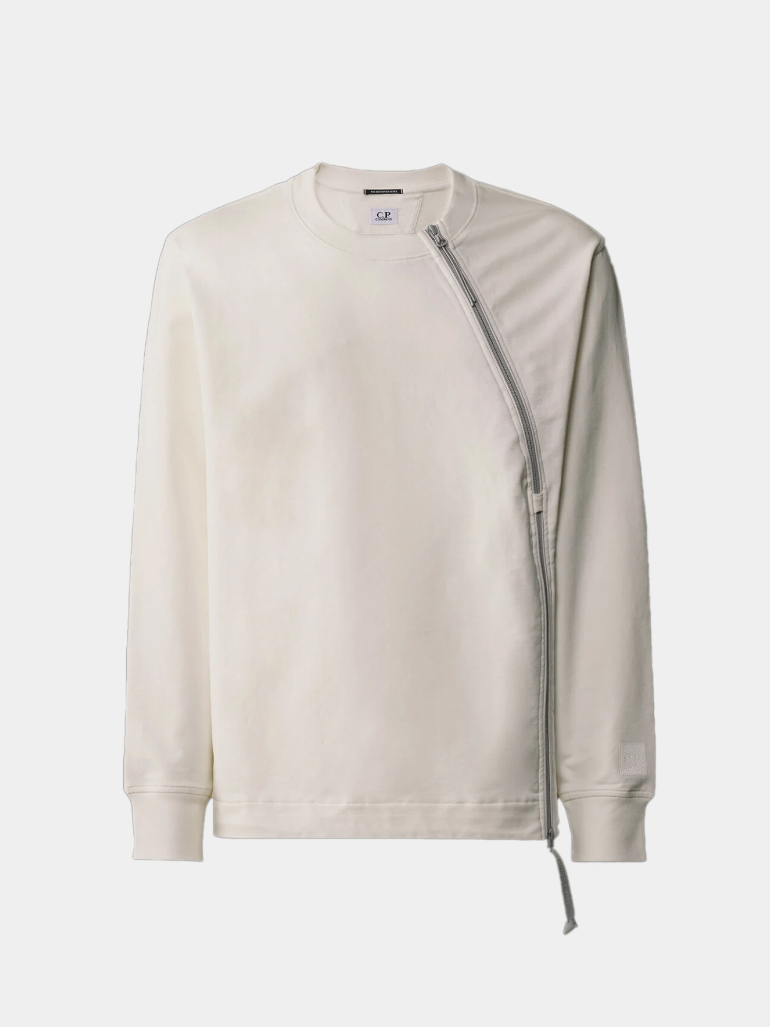 Свитшот C.P. Company The Metropolis Series Stretch Fleece Gauze White