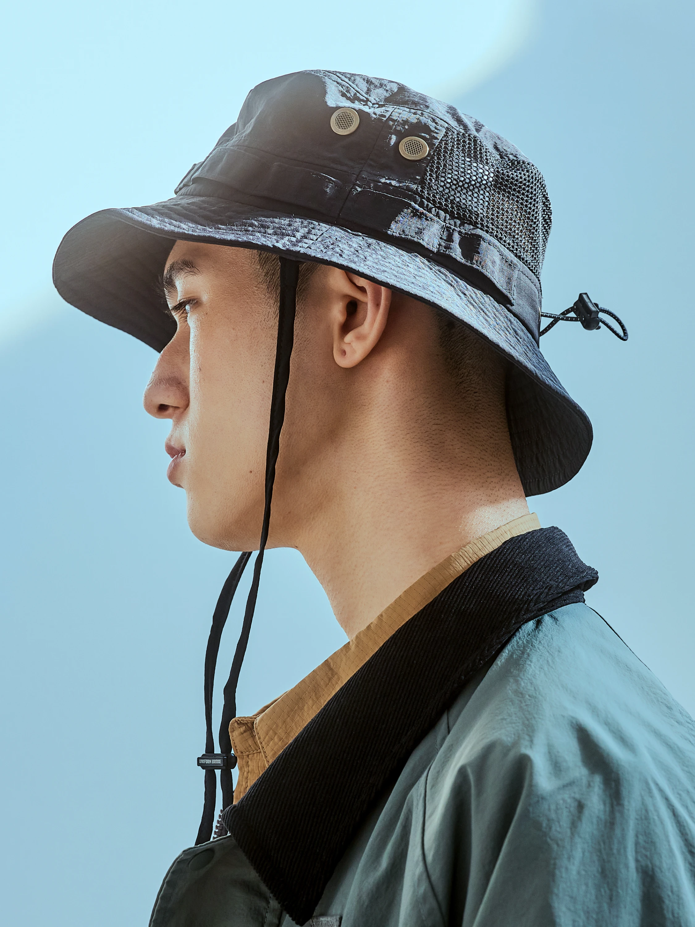 Панама Uniform Bridge Nylon Mesh Jungle Hat Black