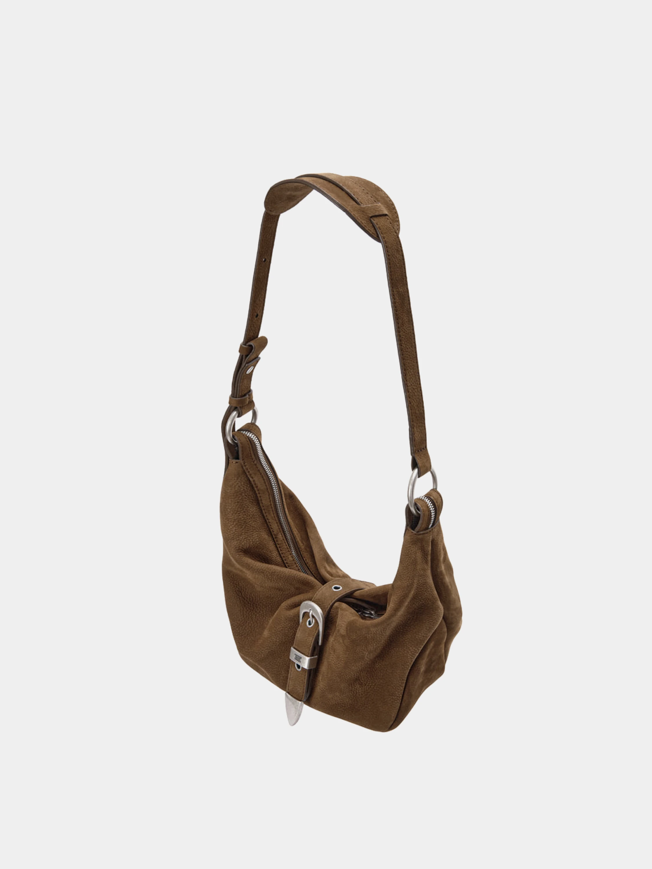 Сумка MARGESHERWOOD Belted Hobo Medium Chestnut Nubuck