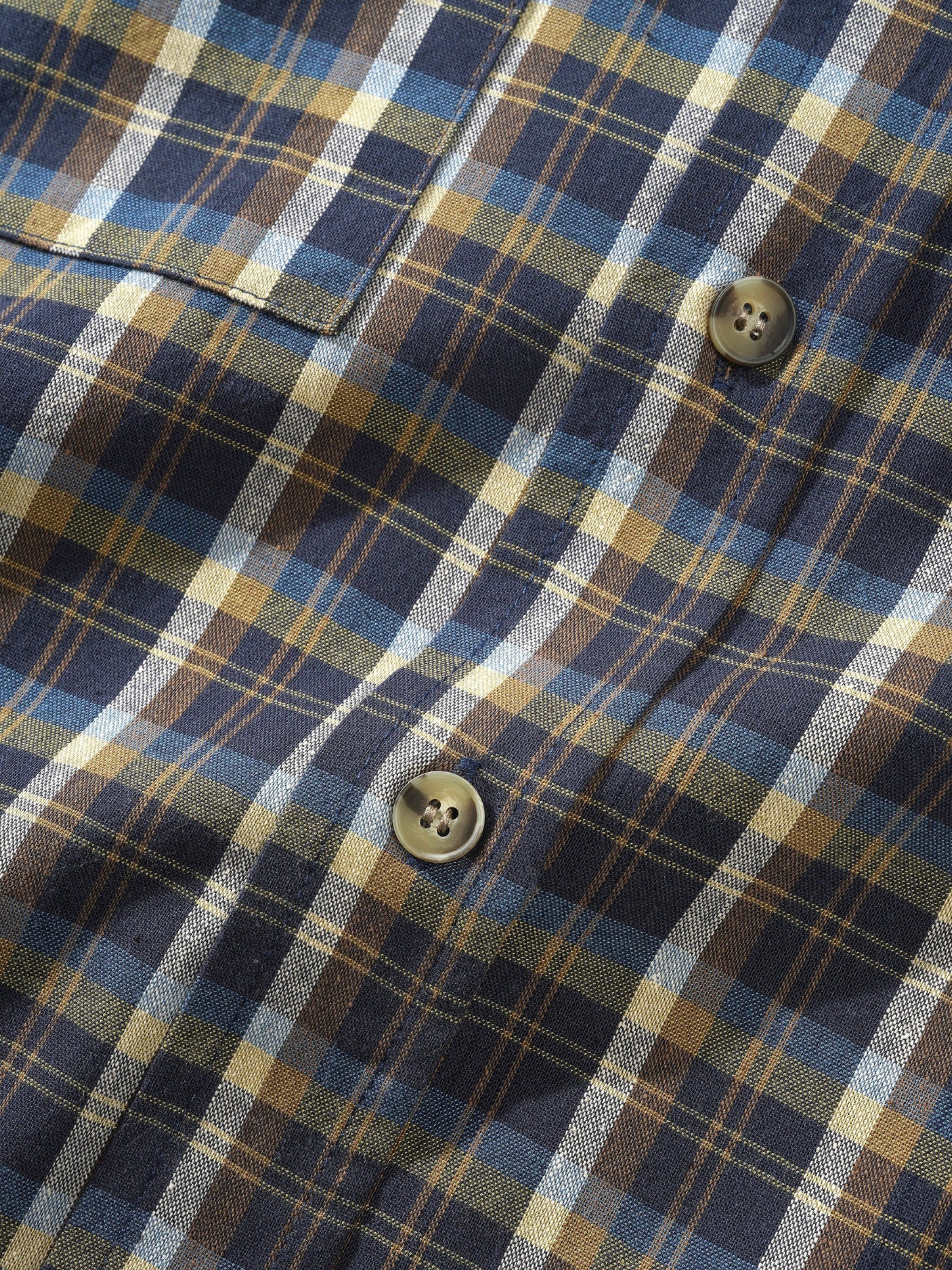 Рубашка Butter Goods Terrain Plaid Shirt Navy