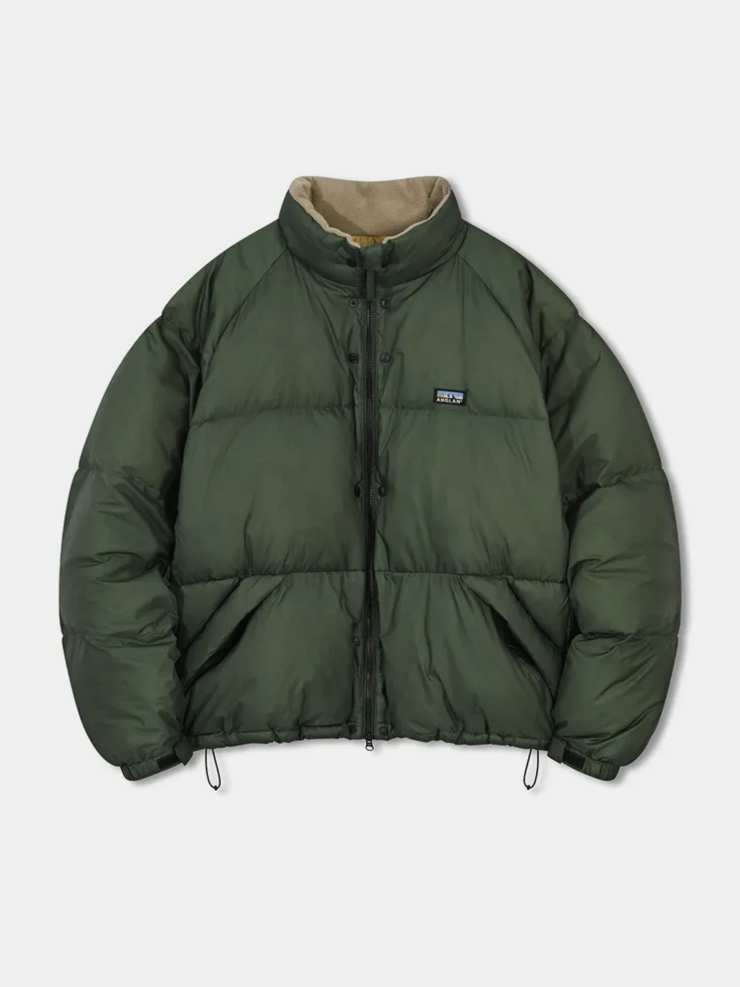 Пуховик ANGLAN Billow Snap Down Jacket Khaki