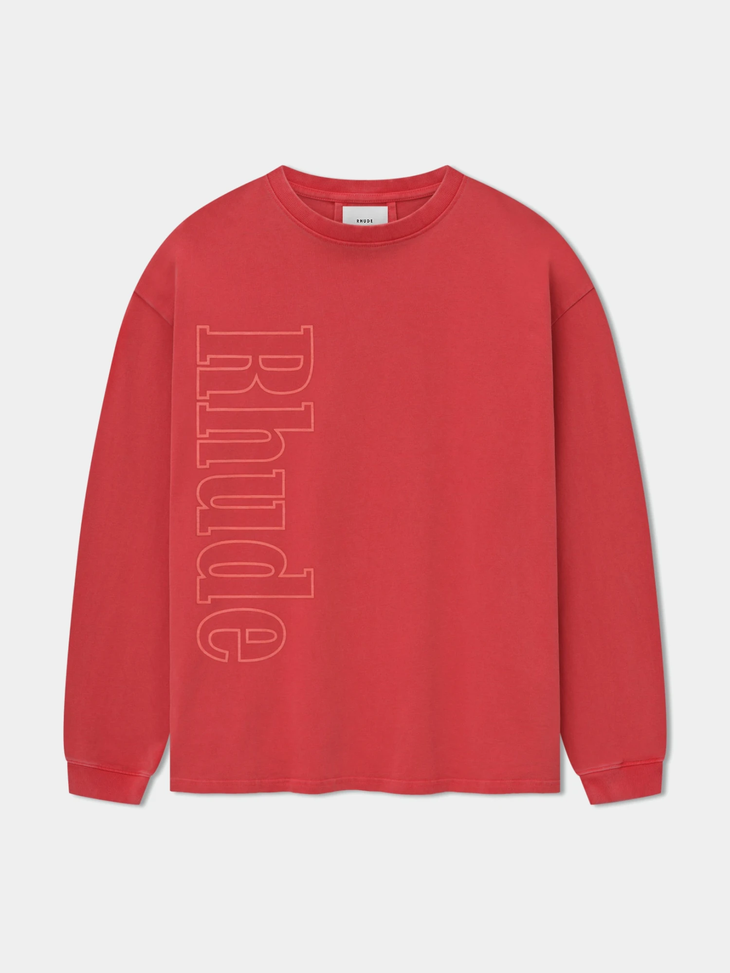 Лонгслив RHUDE Logo Ls Vtg Red