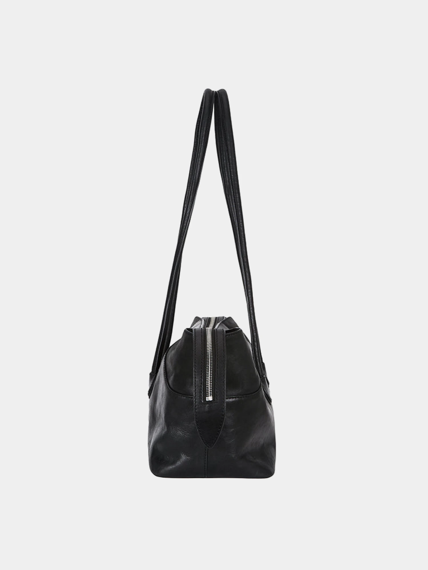 Женская сумка MARGESHERWOOD Boat Shopper Large Black Pull-Up