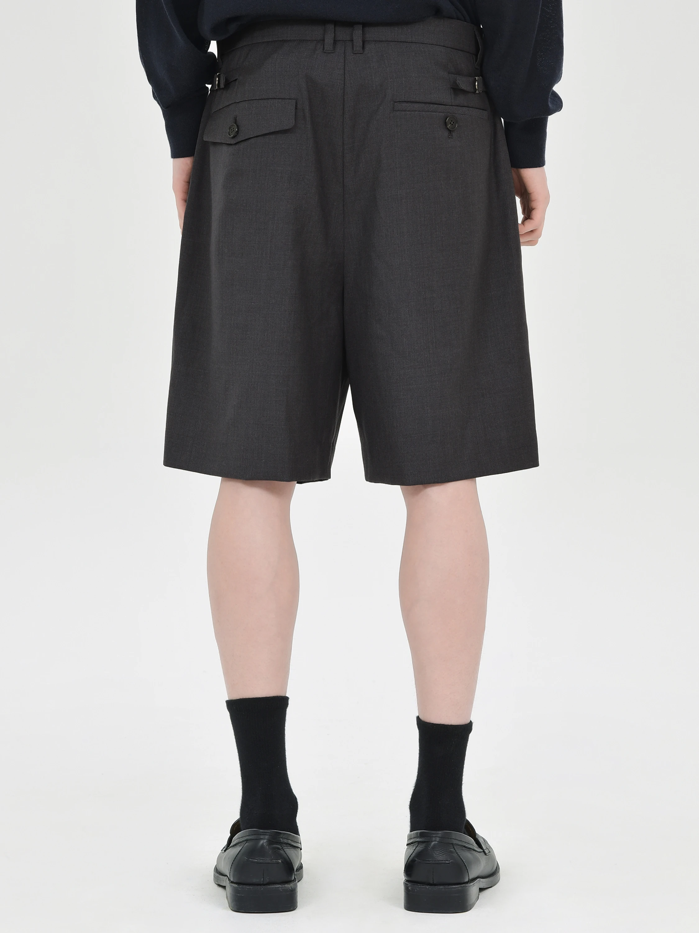Шорты BROWNYARD Wool Half Pants Charcoal