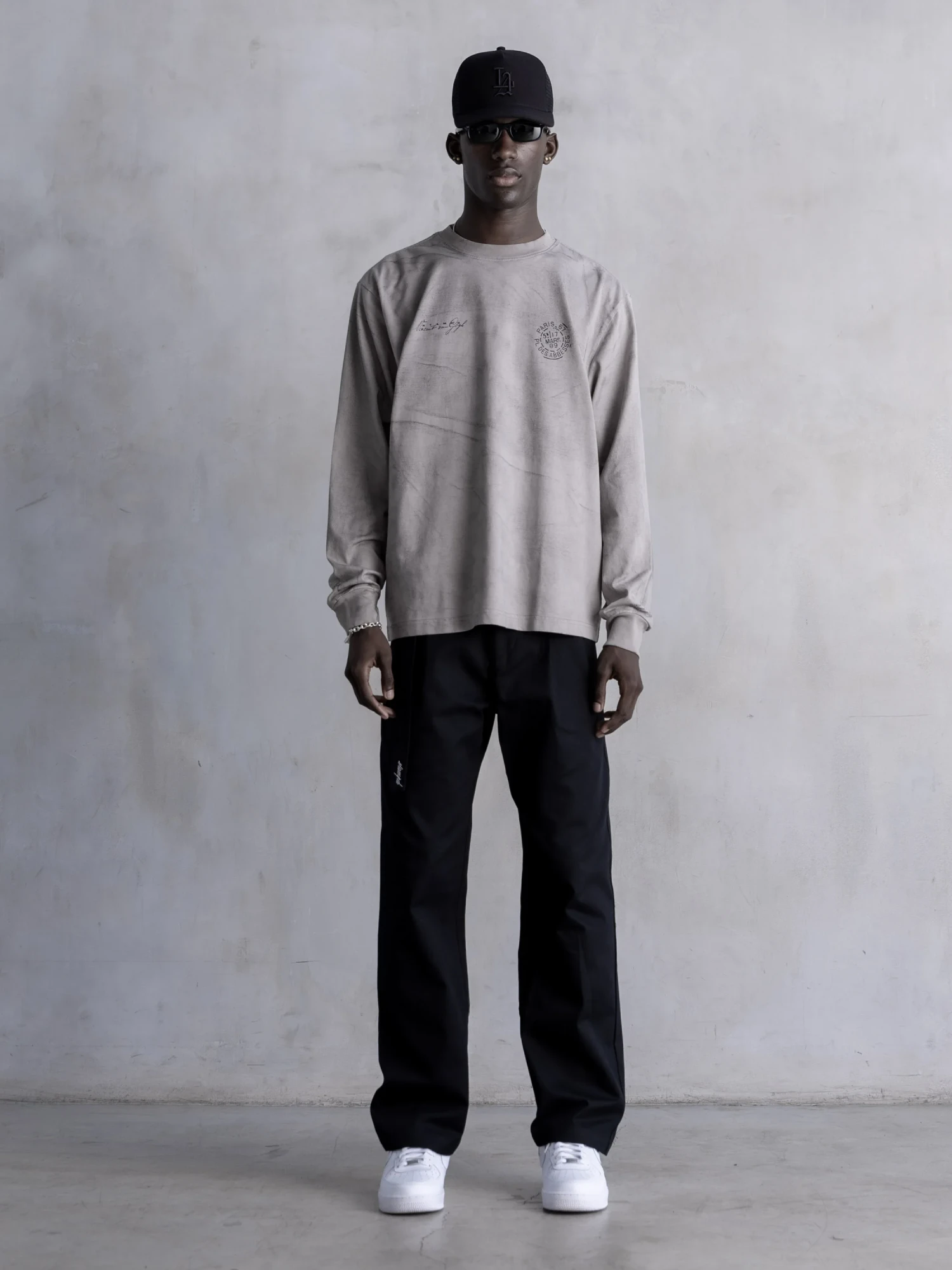 Лонгслив Stampd Van Gogh LS Relaxed Cement