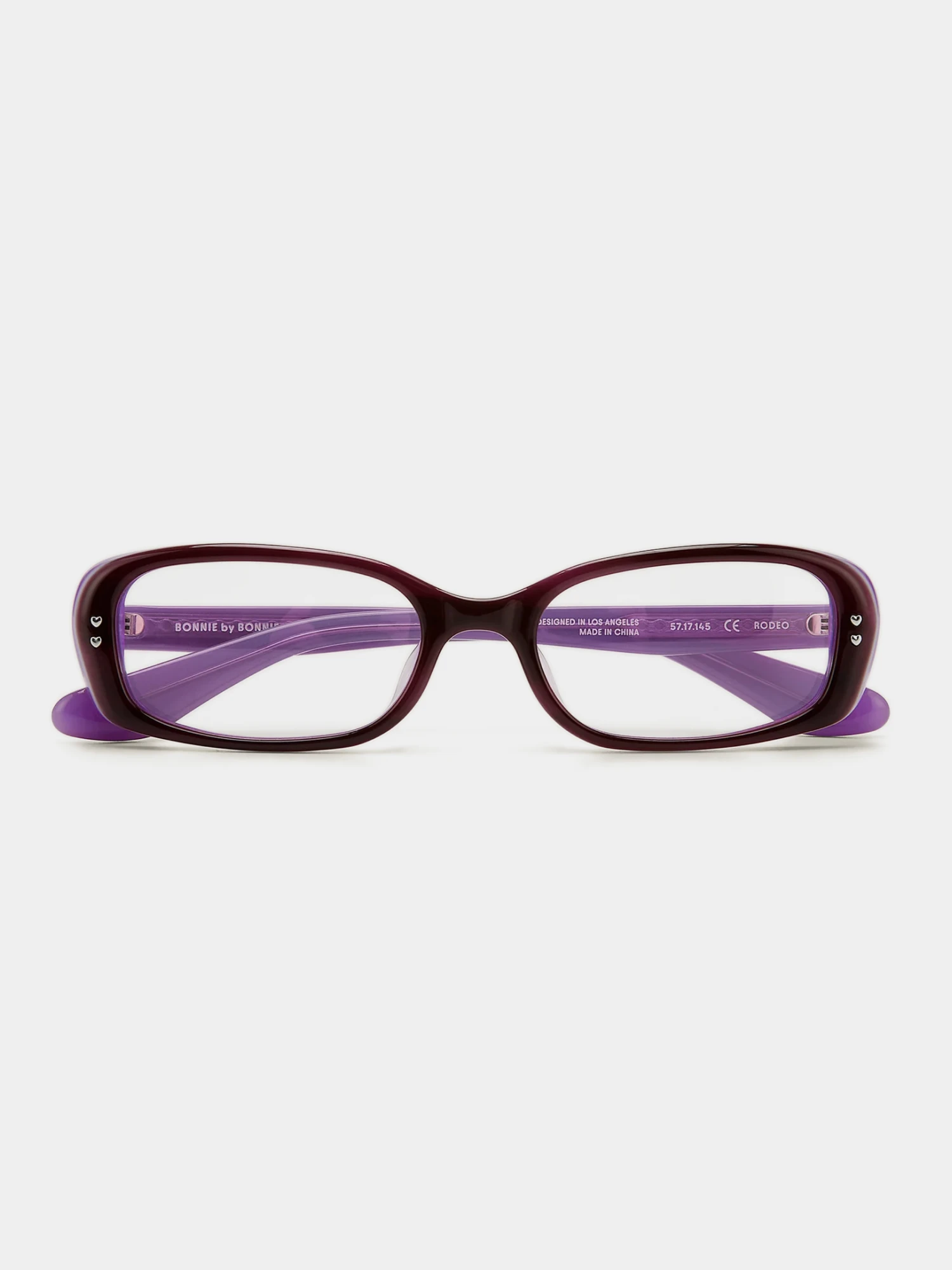 Очки Bonnie Clyde Rodeo Purple & Clear Lens