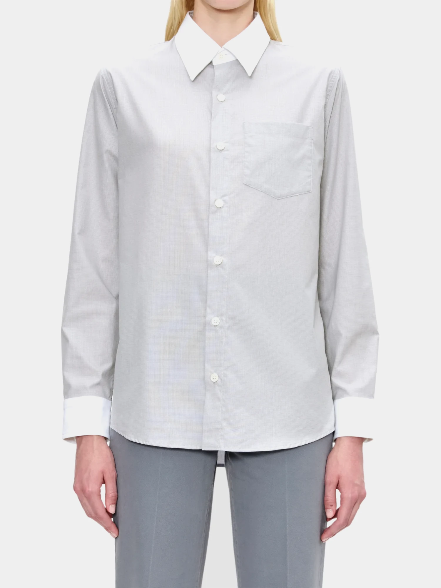 Женская рубашка A.P.C. Yuna Light Grey