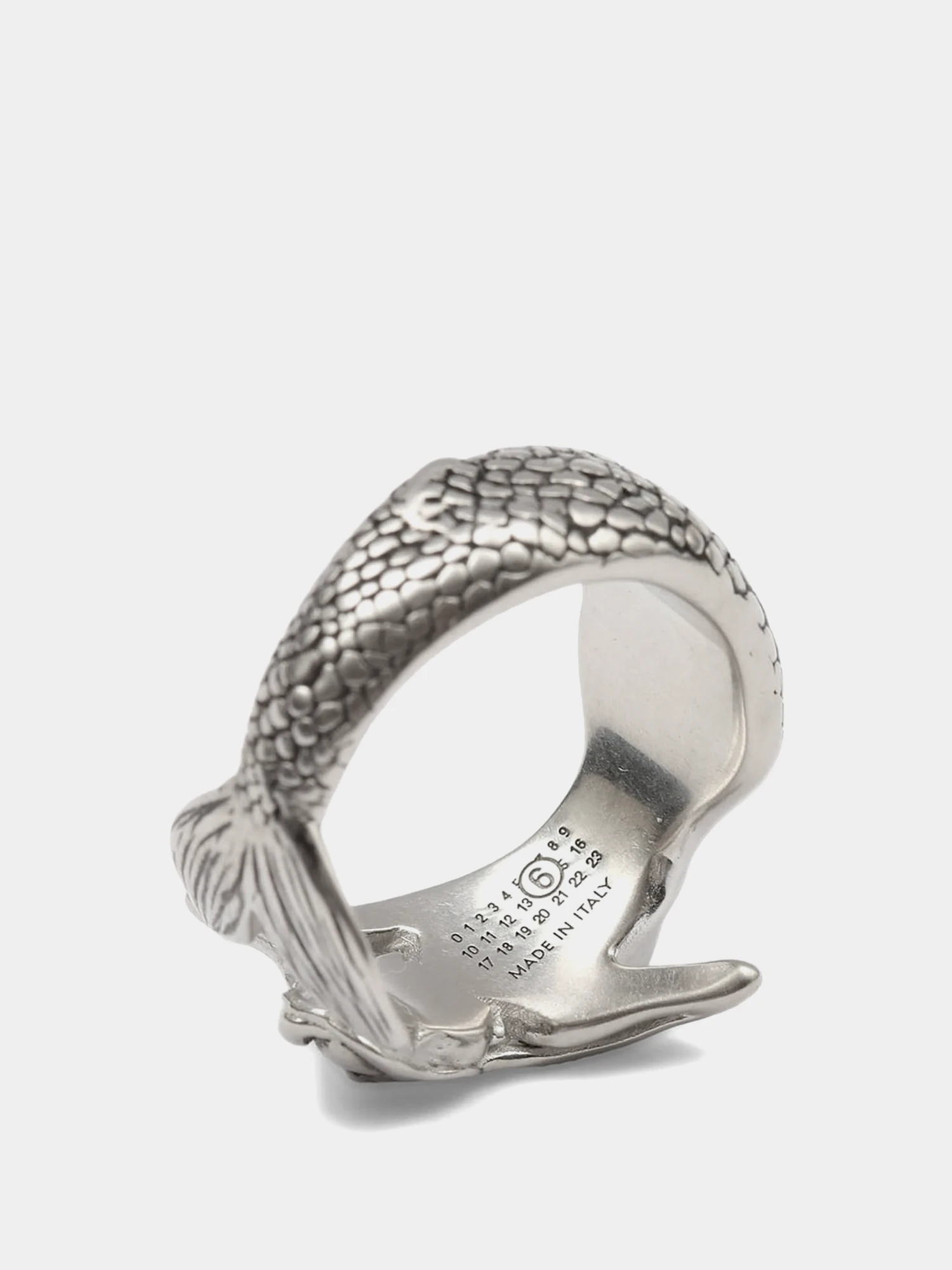 Кольцо MM6 Maison Margiela Mermaid Ring Brushed Palladio