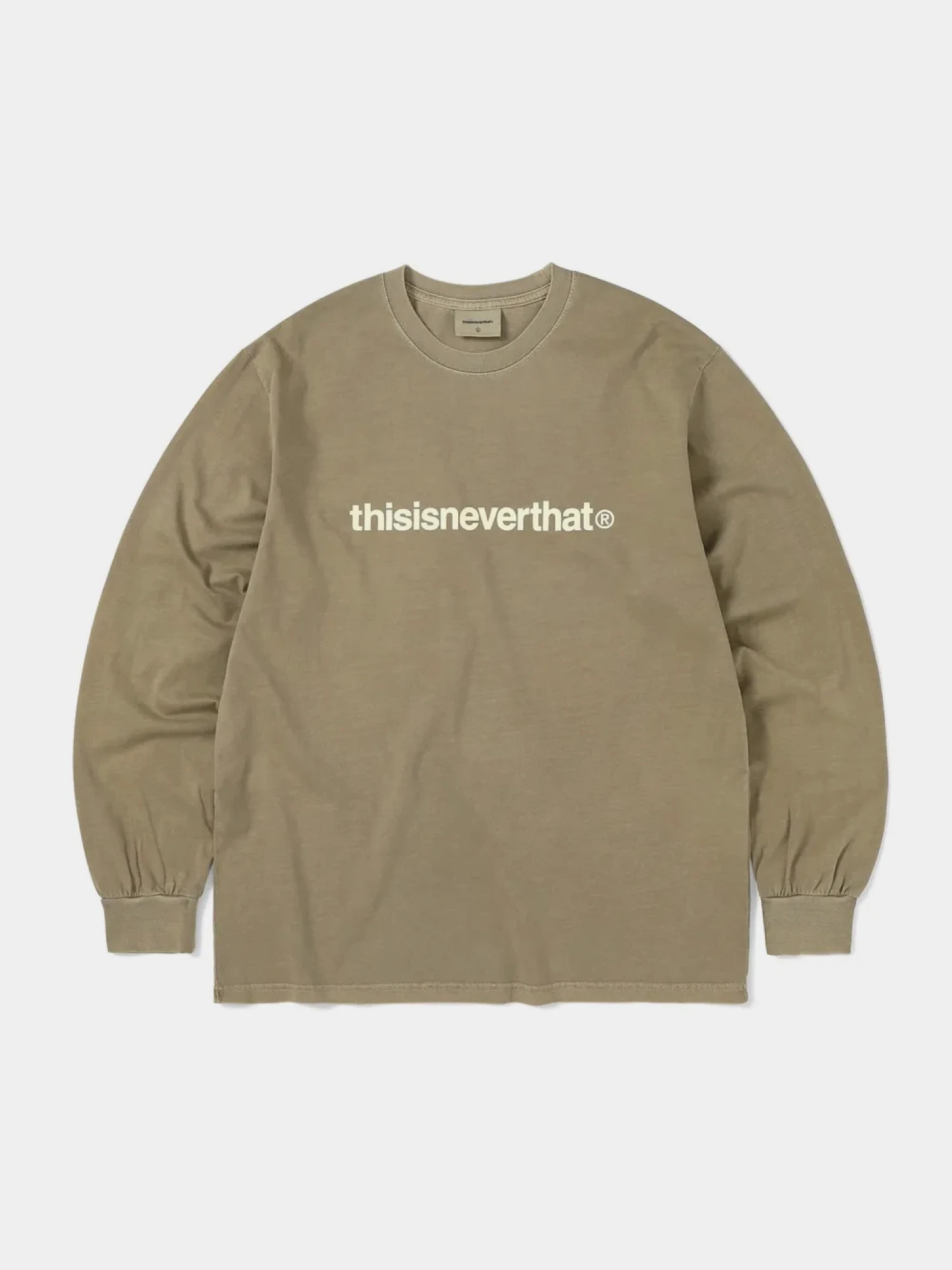 Лонгслив thisisneverthat T-Logo L/S Tee Coffee