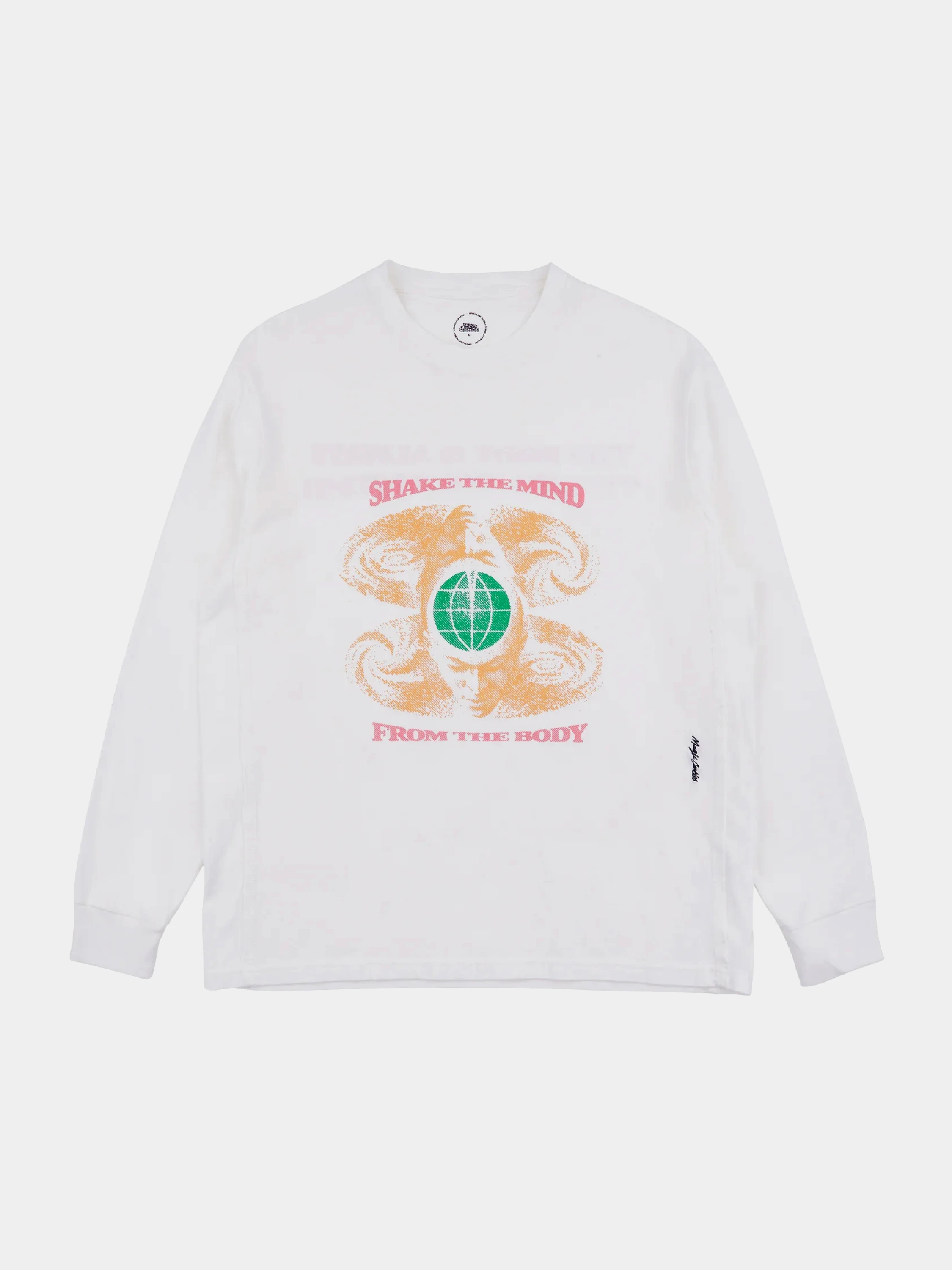 Лонгслив ACMH Shake The Mind LS Off White