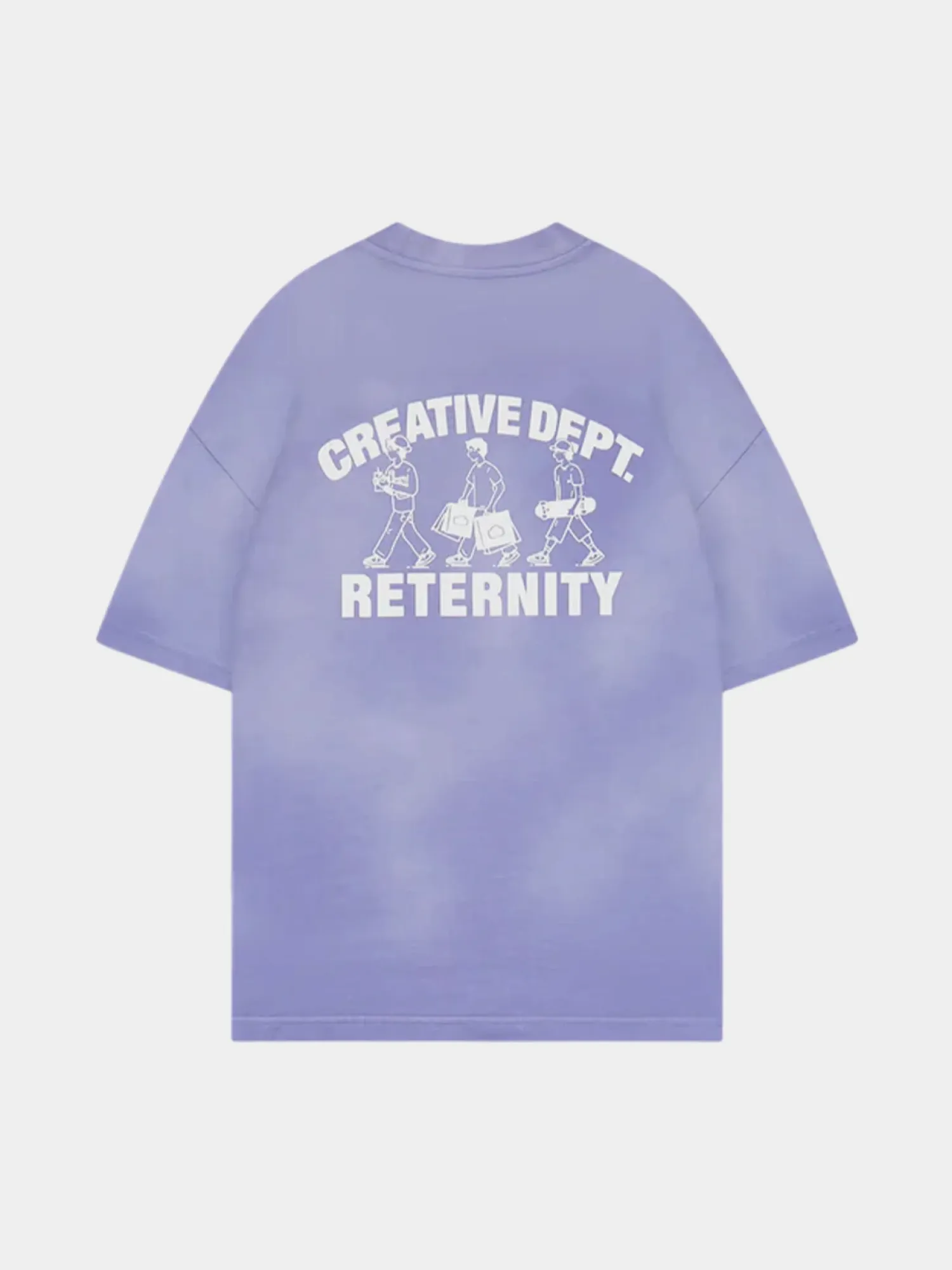 Футболка RETERNITY Creative Dept Logo Washed Purple