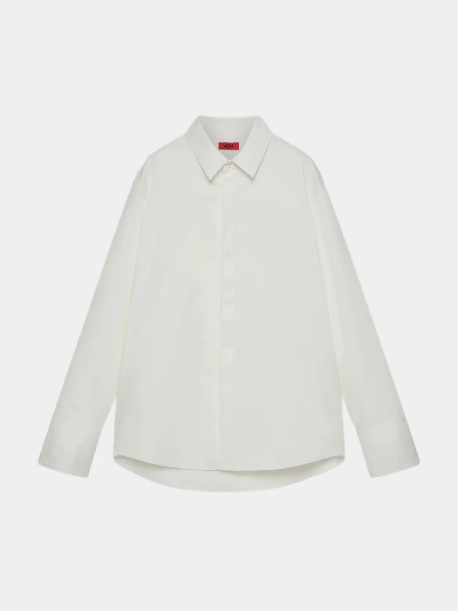 Рубашка 424 Regular Dry Poplin Salt White