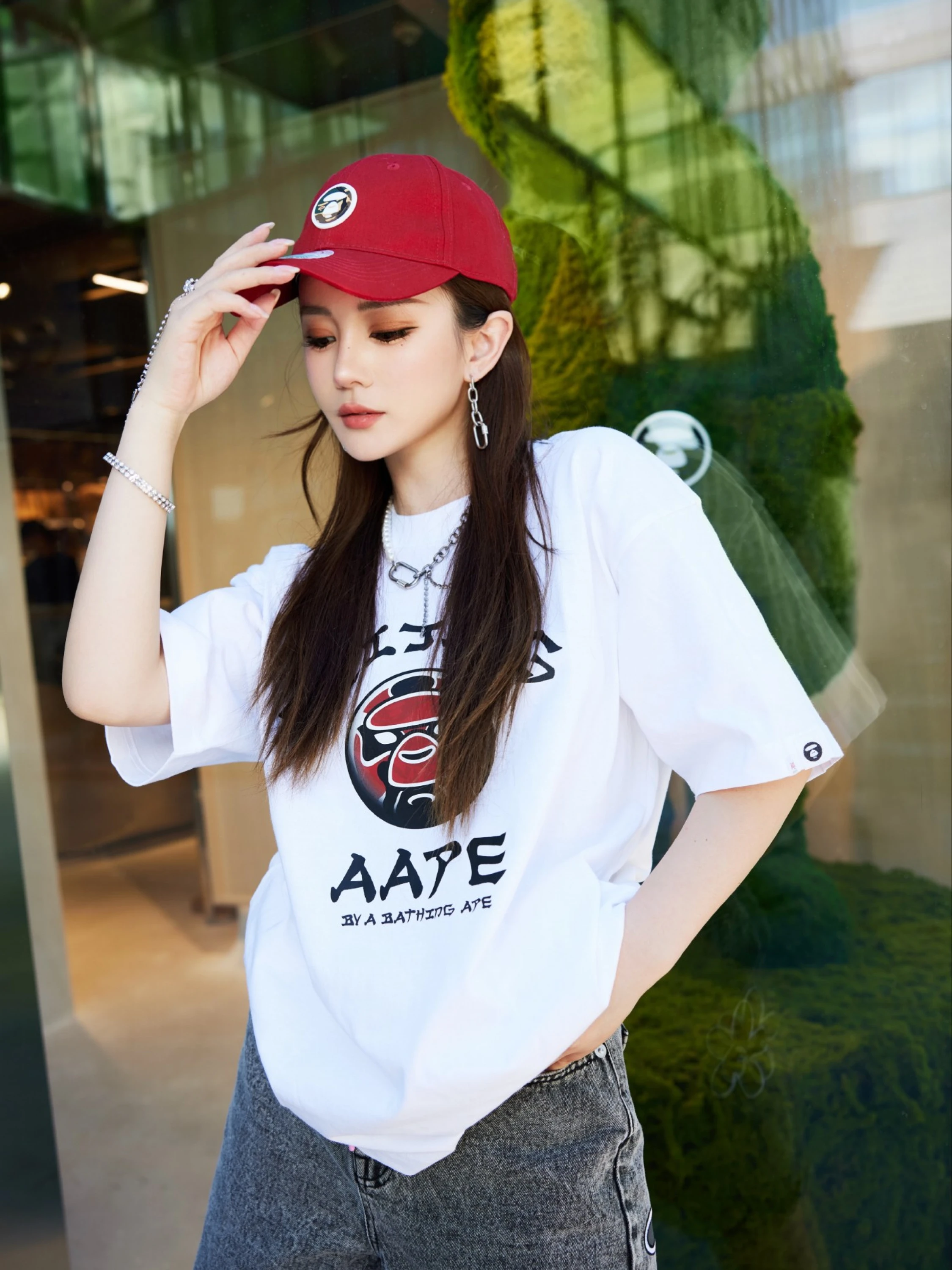 Футболка AAPE BEIJING AAPE WHITE