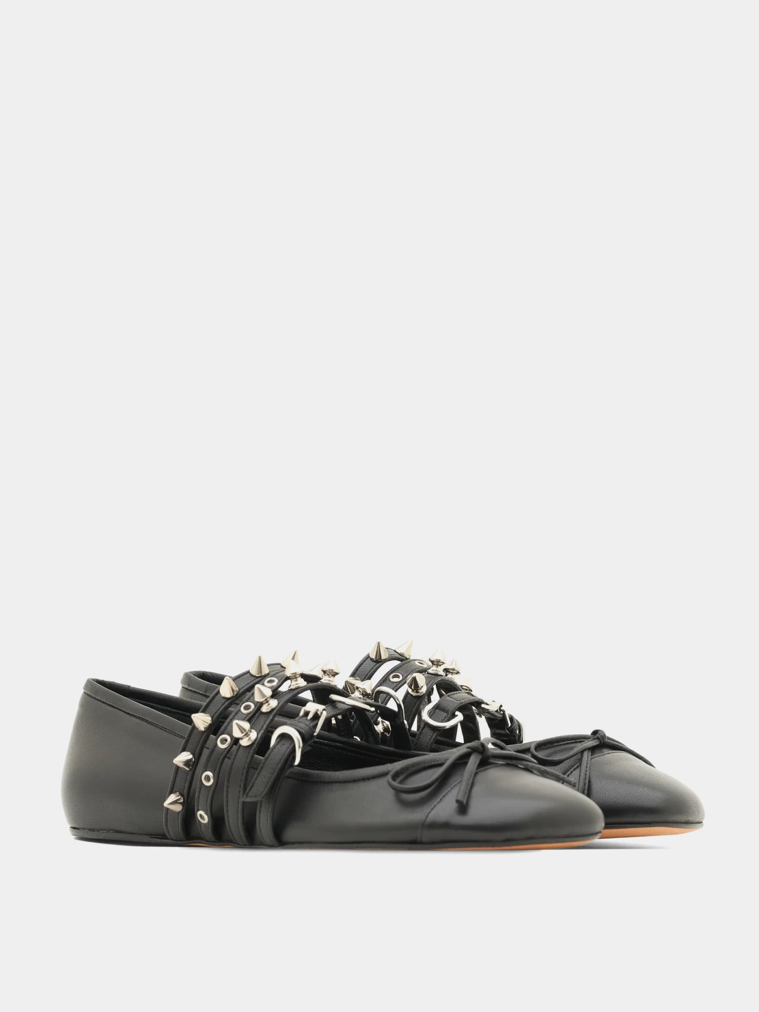 Женские балетки ABRA Spike Ballerina Black