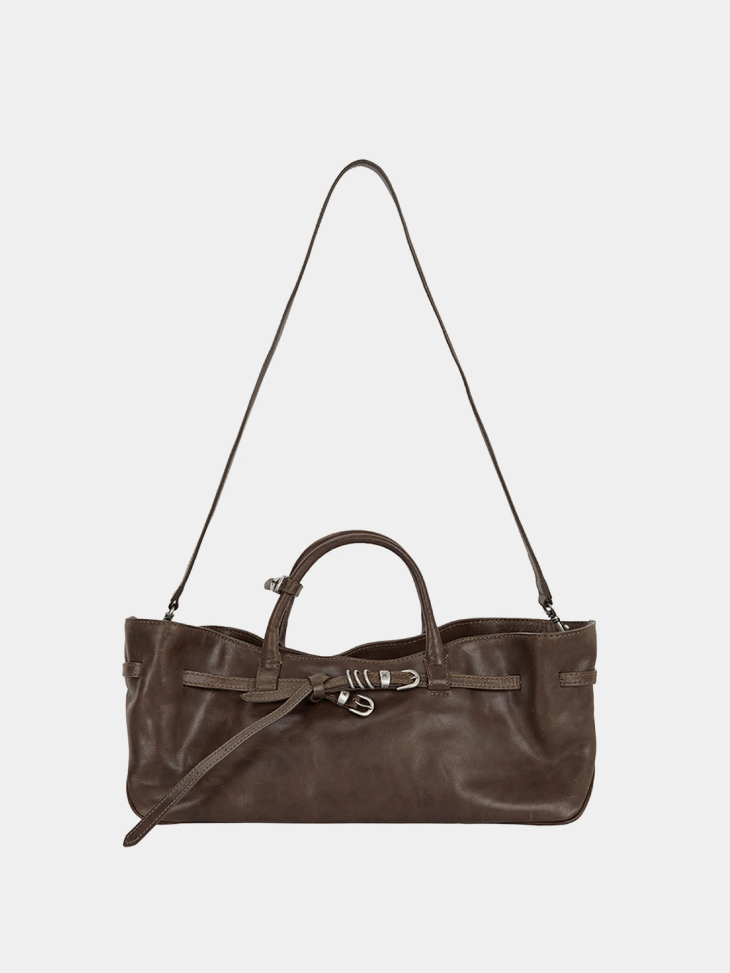 Женская сумка MARGESHERWOOD Grandma Used Washed Brown Pullup