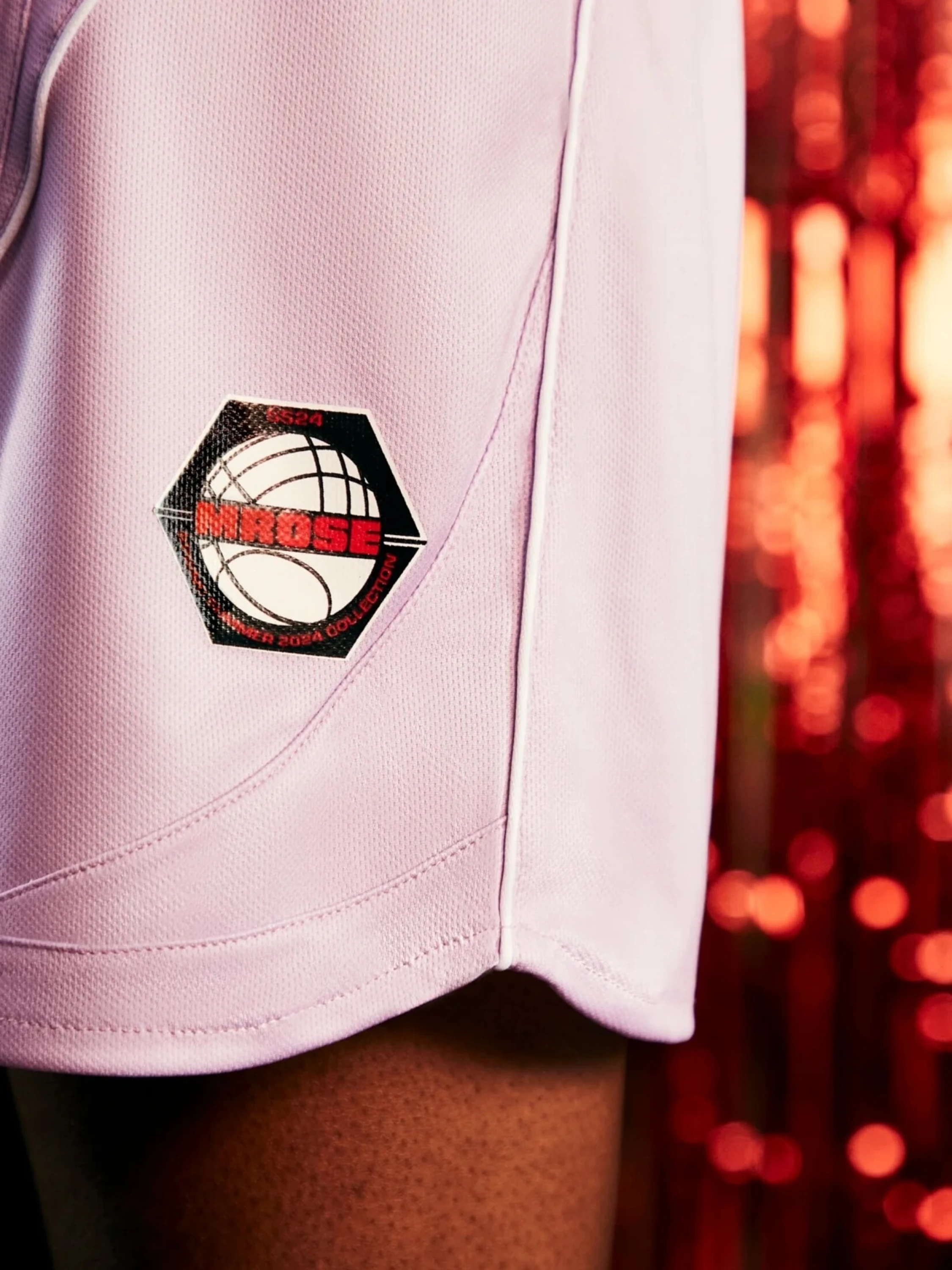 Шорты Martine Rose Half & Half Football Short Lilac