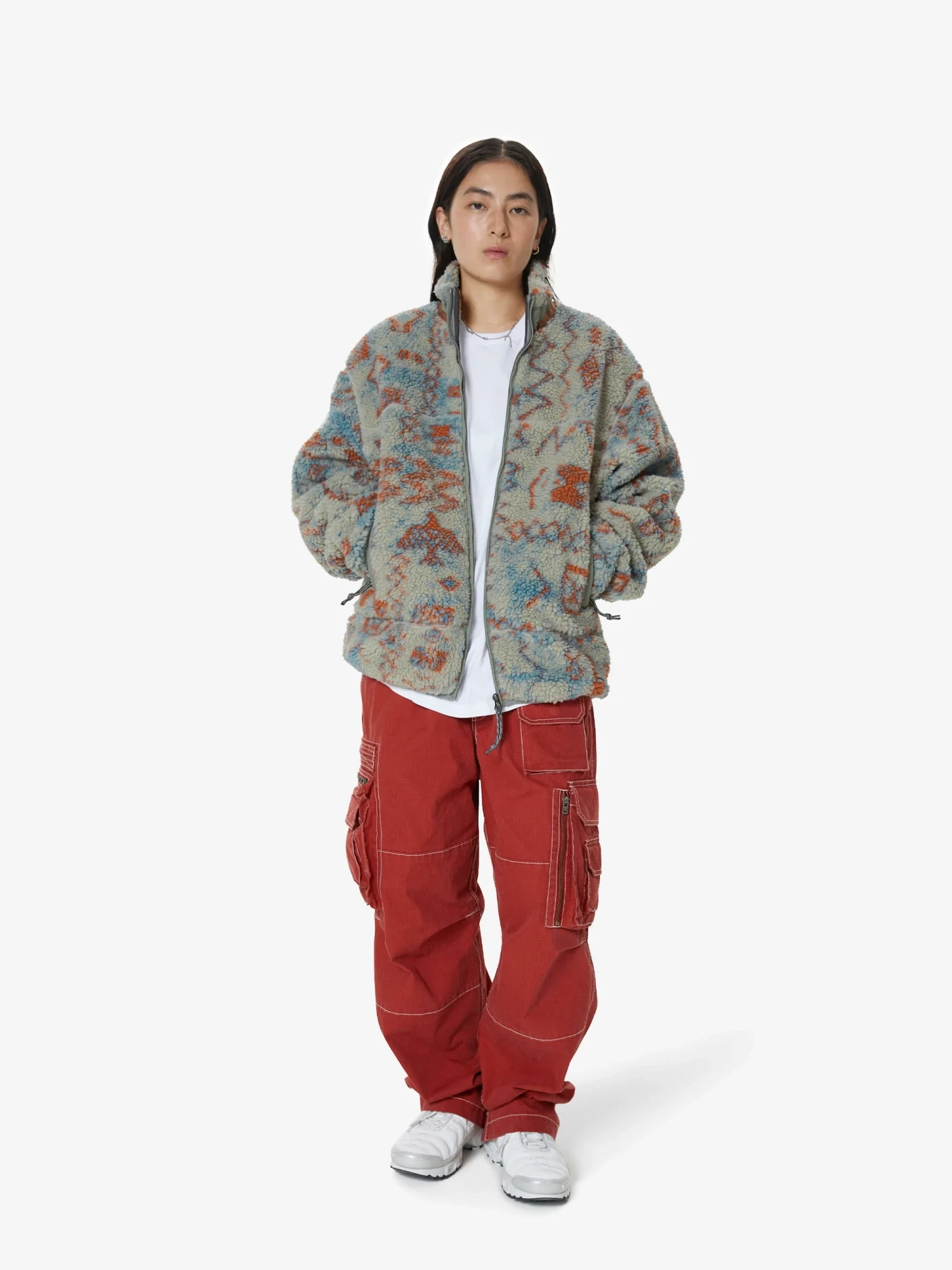 Флисовая Куртка thisisneverthat T Sherpa Fleece Stone