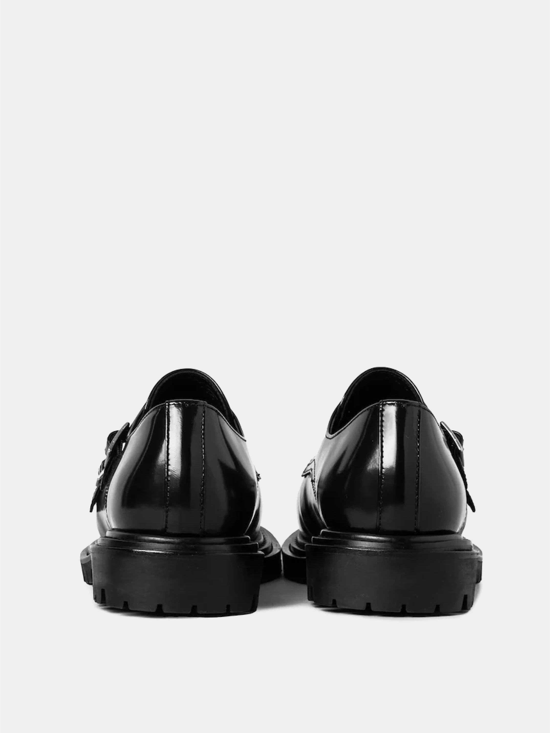 Лоферы JUUN.J Vibram Sole Loafers with Buckle Black