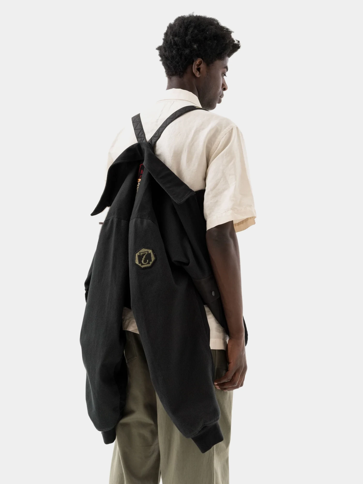 Бомбер MAHARISHI 6101 Crow & Heron M42 Flight Black