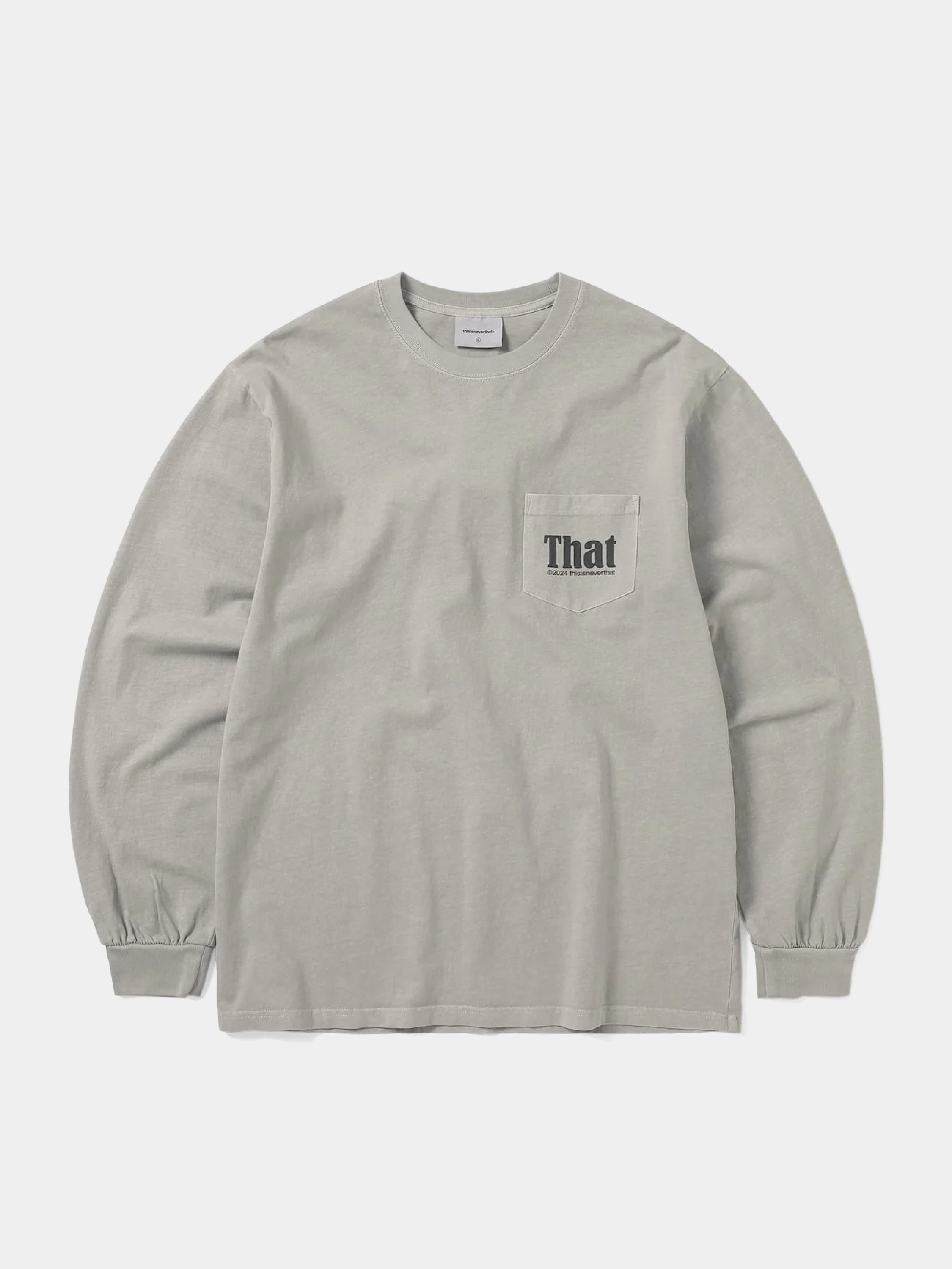Лонгслив thisisneverthat That Pocket L/S Tee Grey