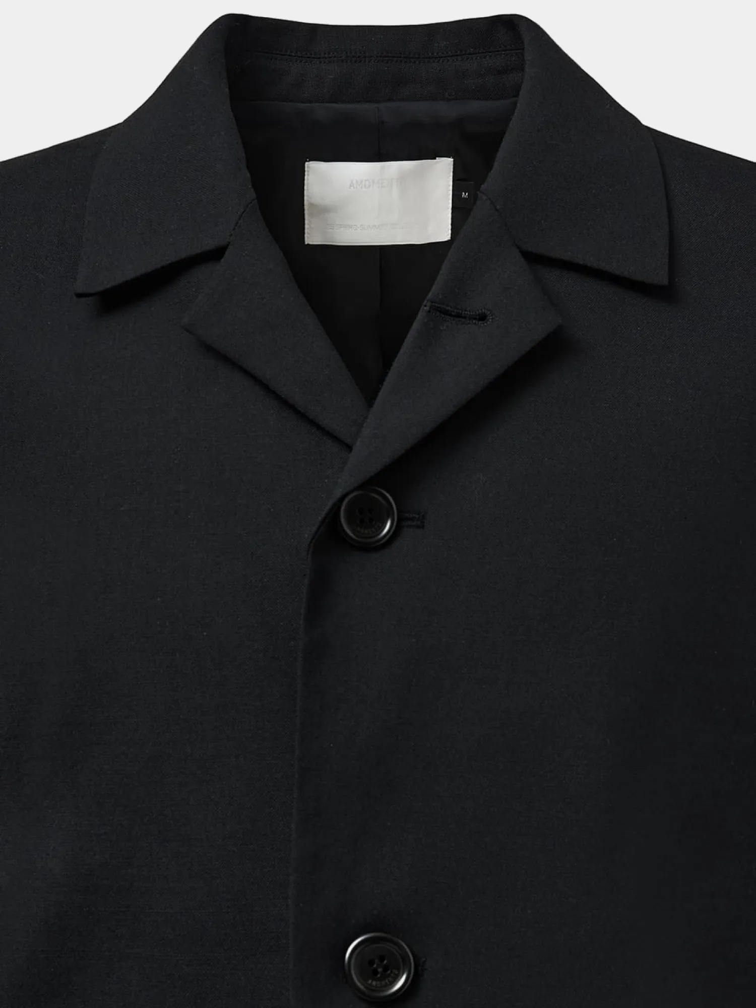 Пиджак AMOMENTO Oversized Wool Jacket Black