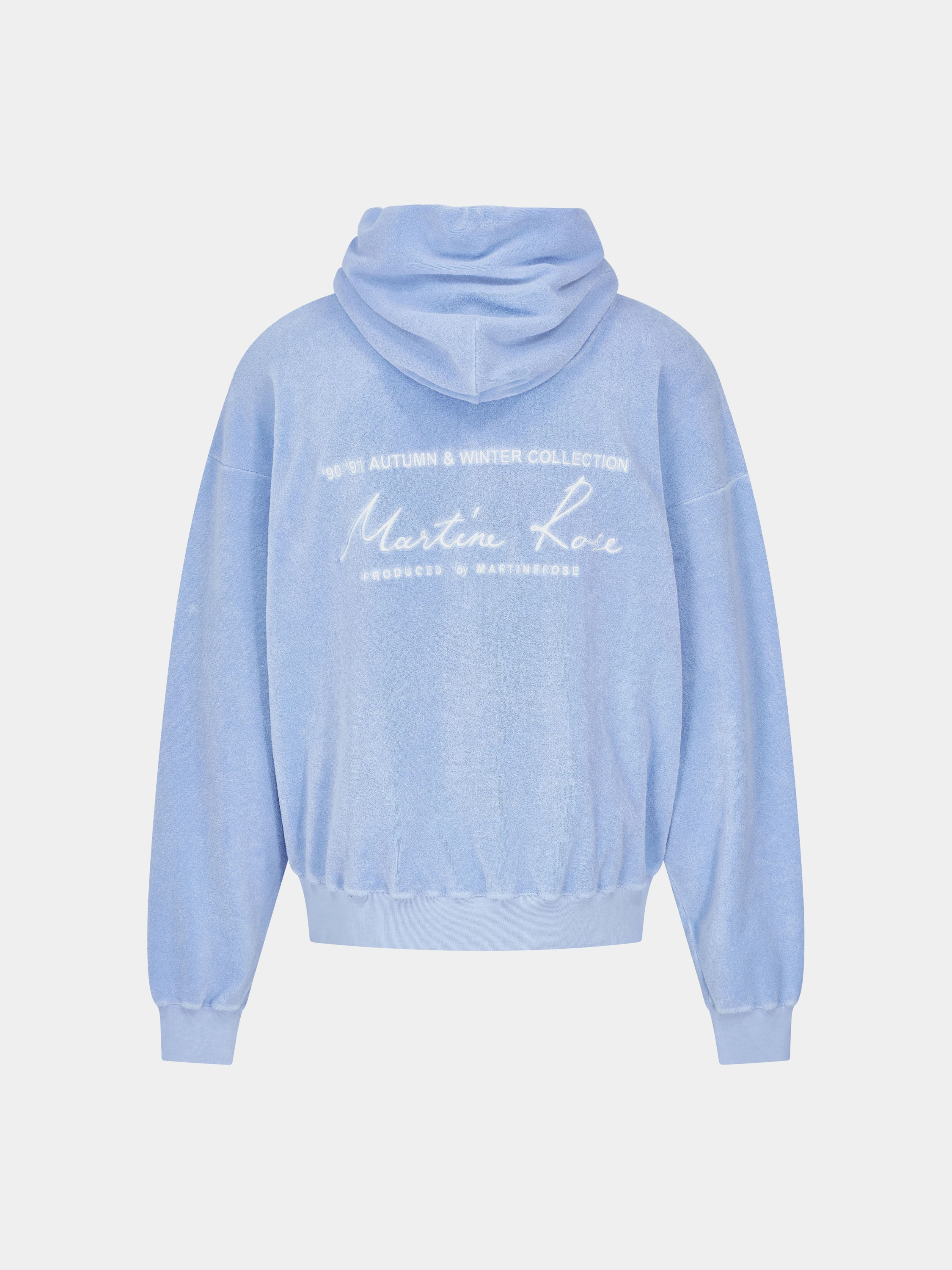 Худи Martine Rose Classic Hoodie Pale Blue/Scribble