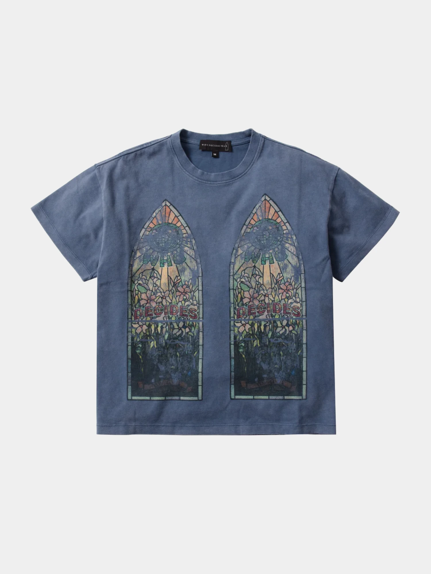 Футболка WHO DECIDES WAR Faded Vintage Grey