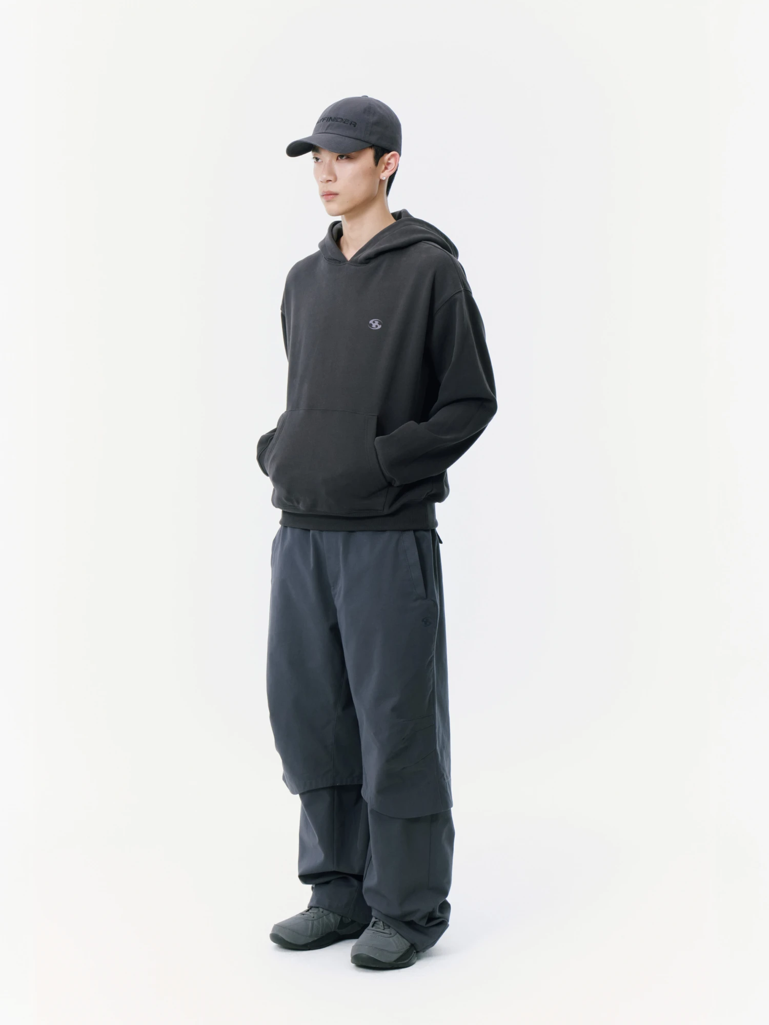 Худи SAN SAN GEAR Logo Hoodie Charcoal